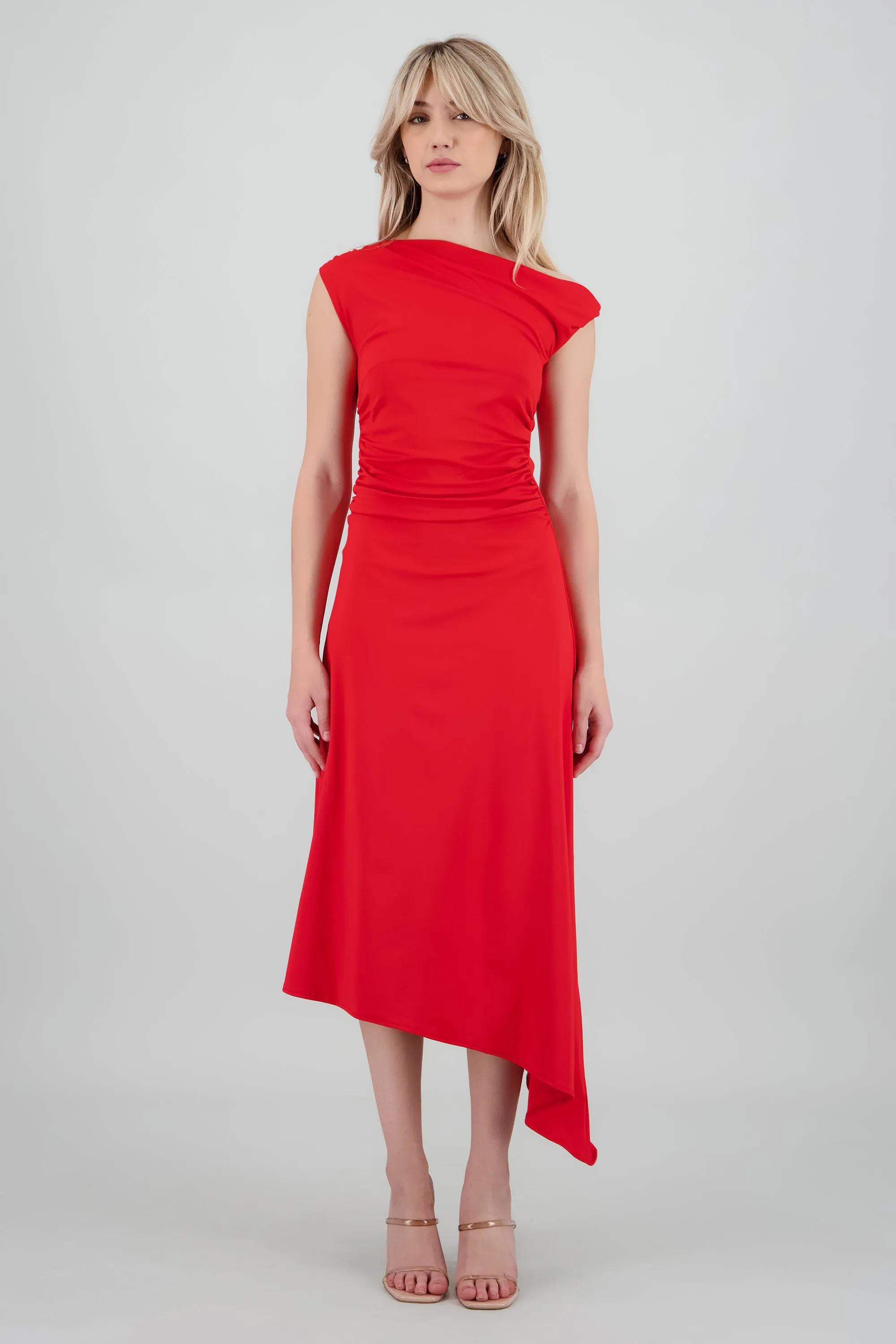 VESTIDO MIDI HOMBRO ASIMETRICO HYPSTERS sold by Shasa product image thumbnail 2