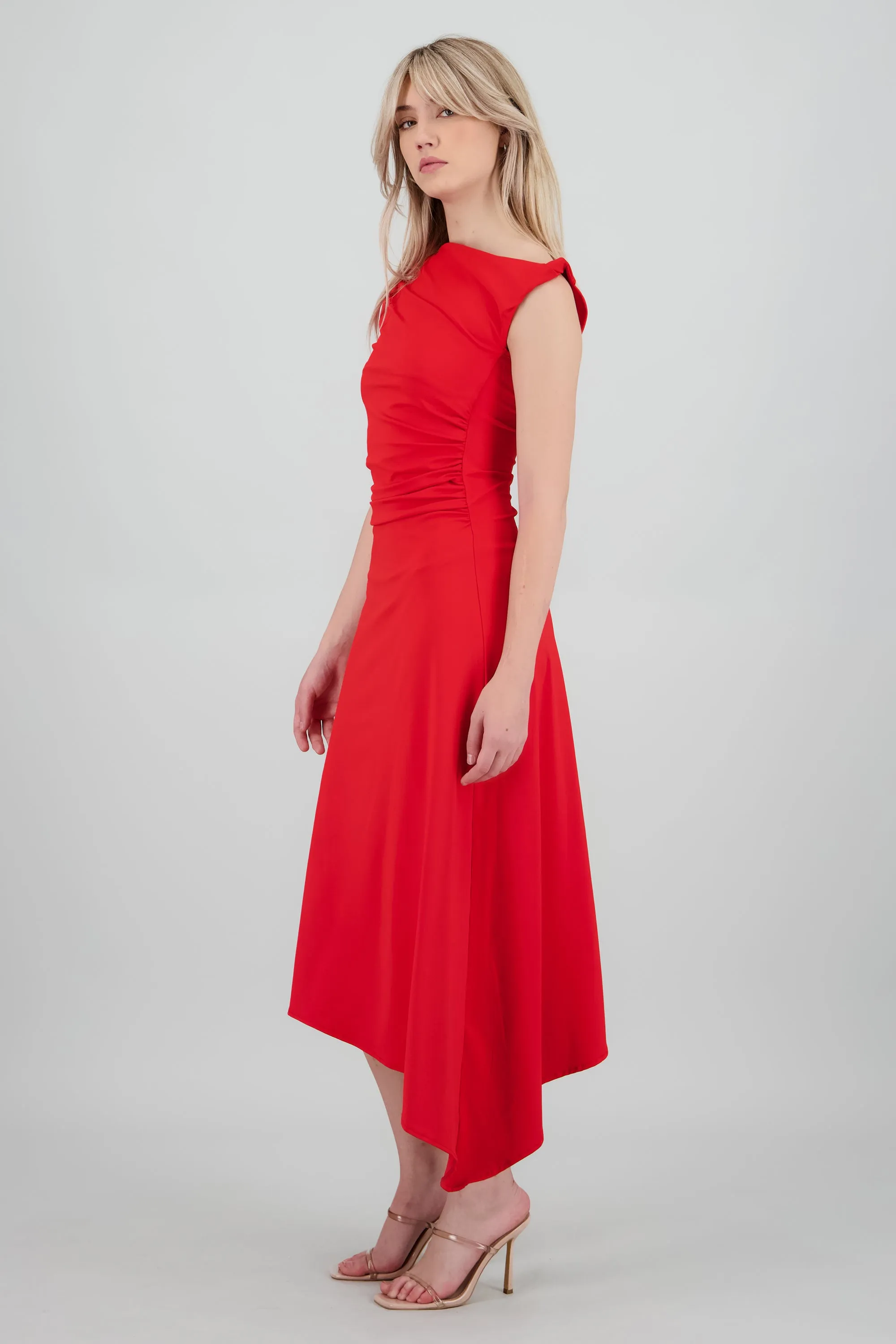 VESTIDO MIDI HOMBRO ASIMETRICO HYPSTERS sold by Shasa product image thumbnail 3
