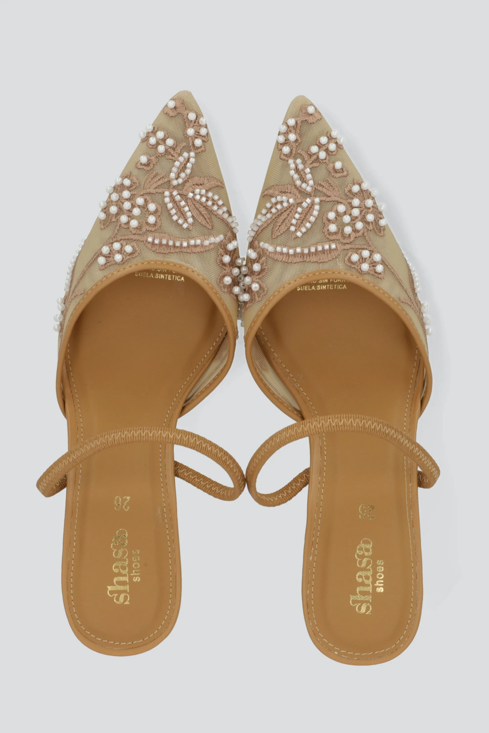 Tacón pointy mesh pedreria sold by Shasa product image thumbnail 3