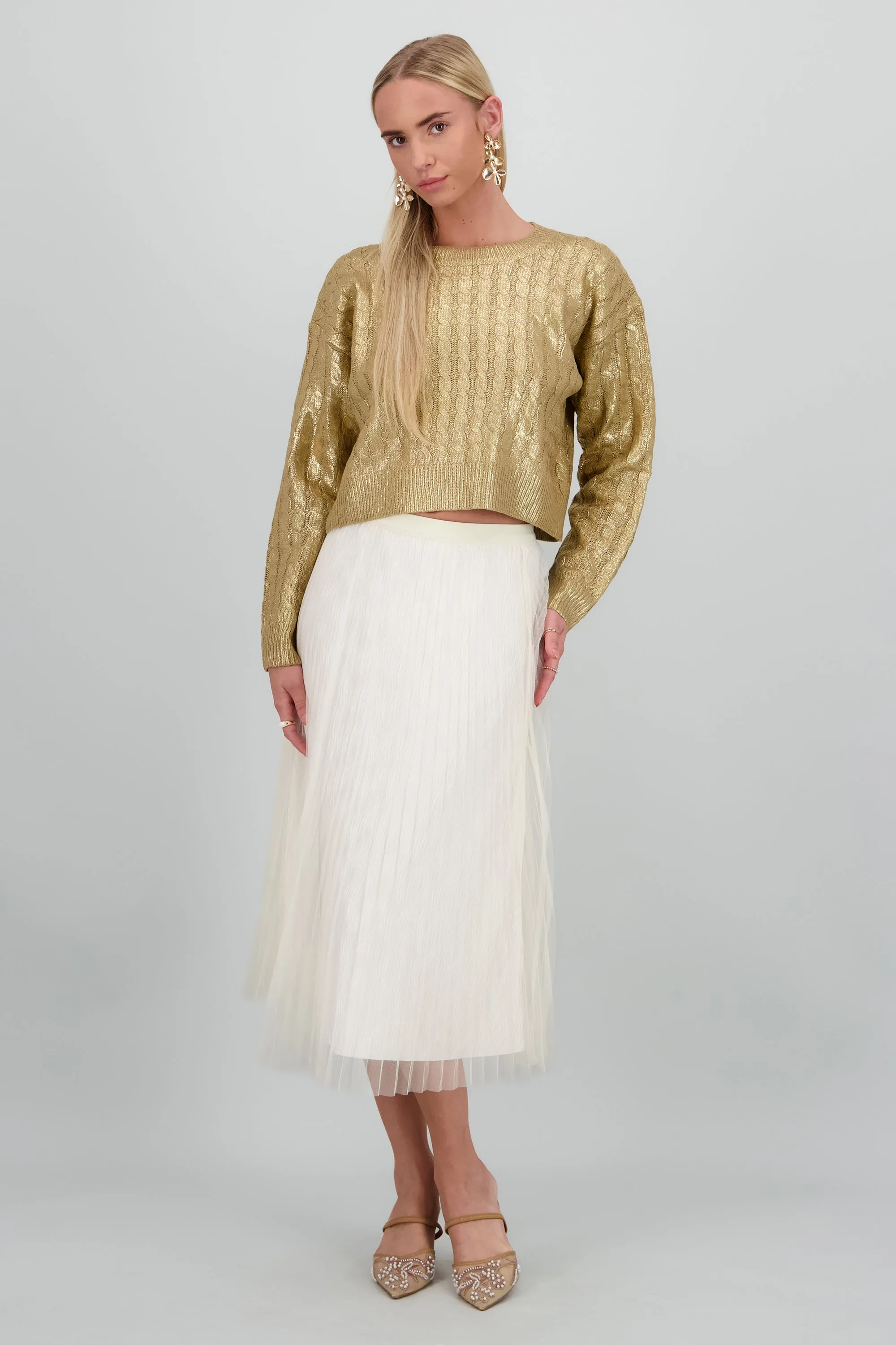 Tacón pointy mesh pedreria sold by Shasa product image thumbnail 5