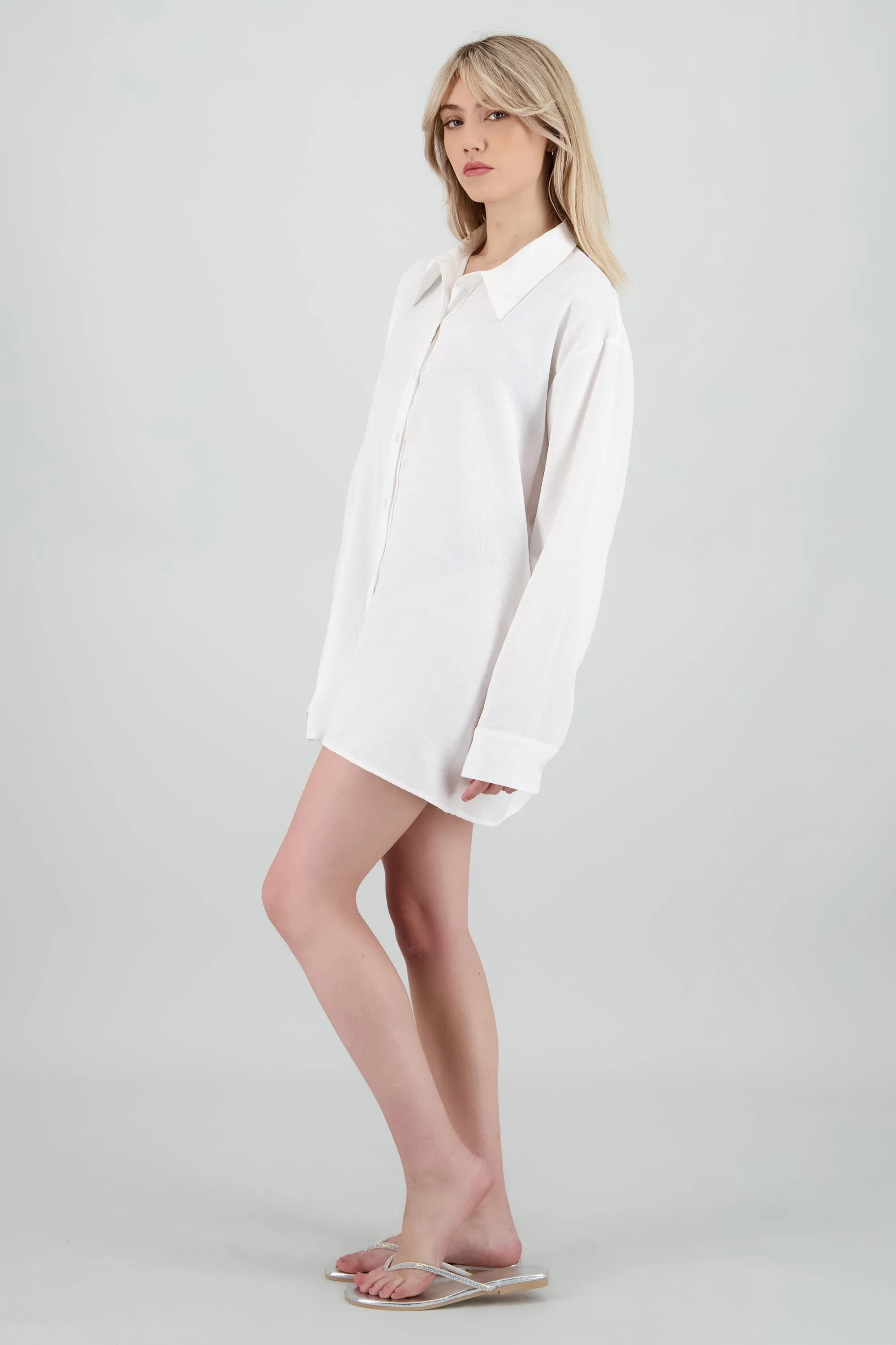 Vestido Camisero manga larga ligera sold by Shasa product image thumbnail 3