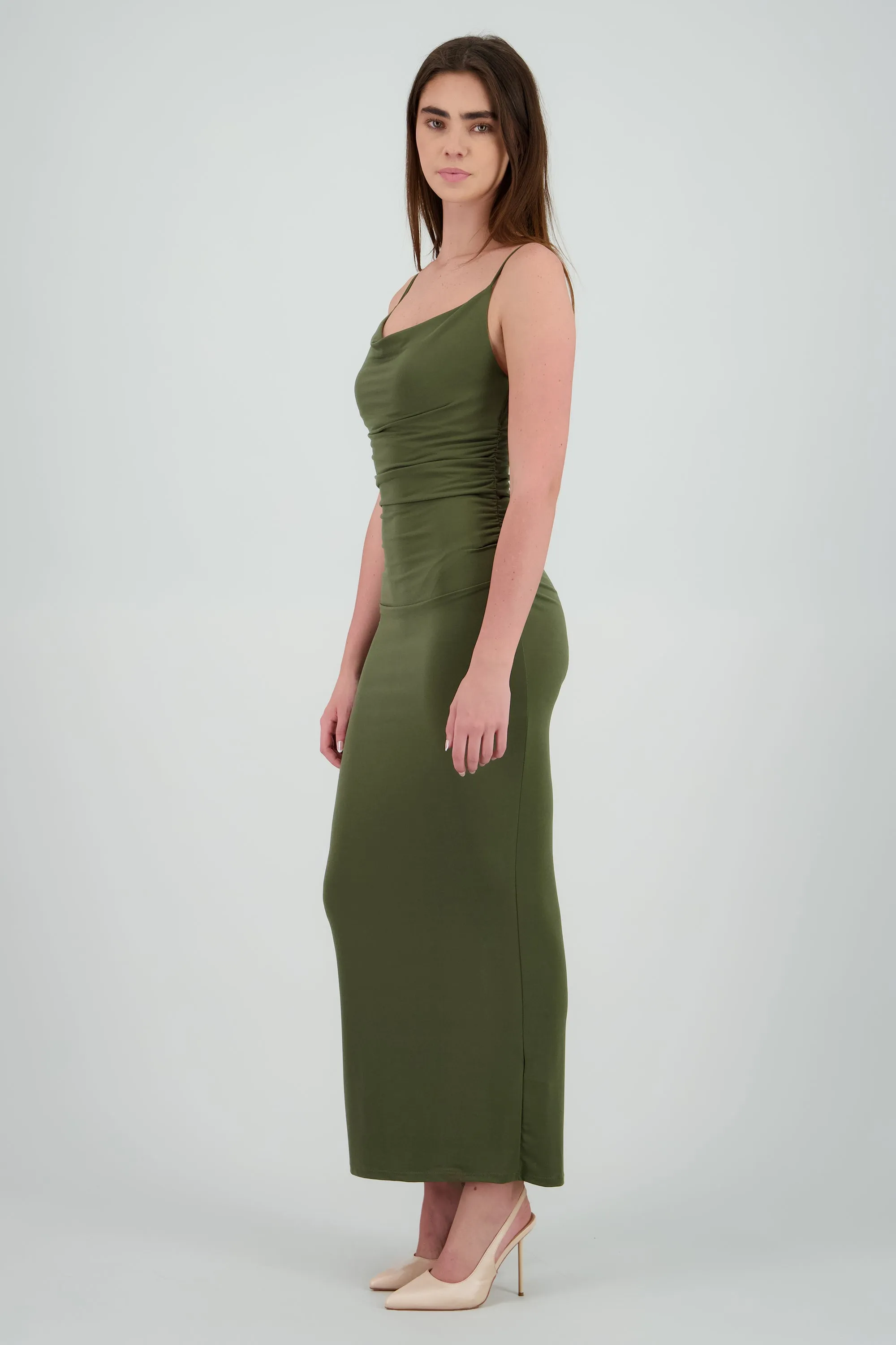 Vestido maxi mesh drapeado tirantes sold by Shasa product image thumbnail 3