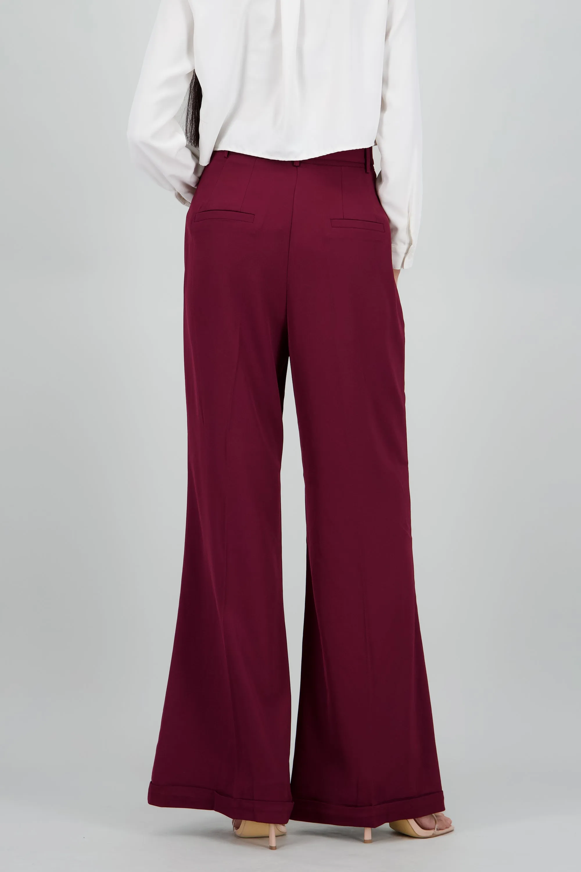 Pantalon flare detalle dobladillo sold by Shasa product image thumbnail 4