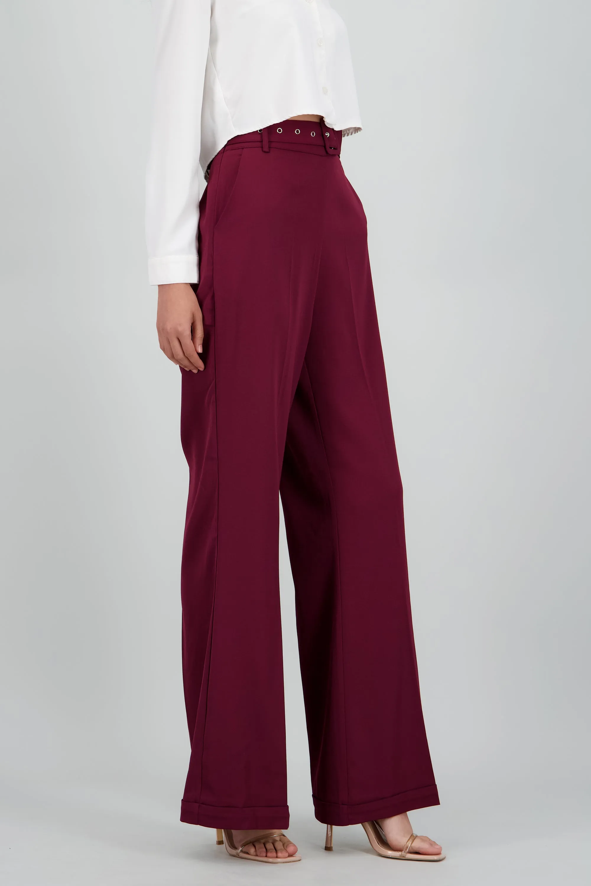 Pantalon flare detalle dobladillo sold by Shasa product image thumbnail 3
