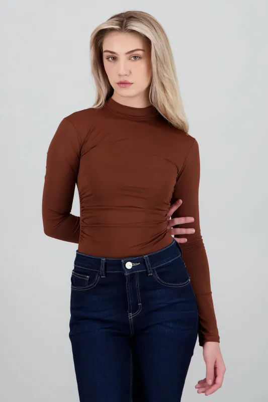 Body cuello alto detalle drapeado sold by Shasa