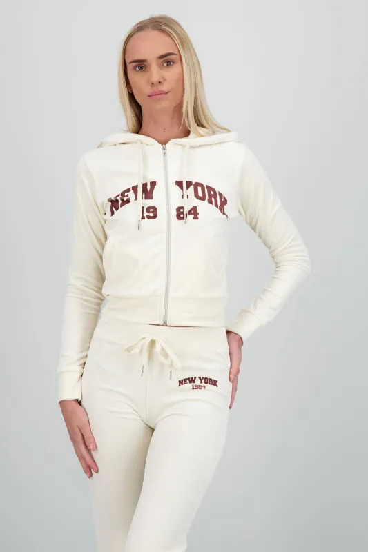 Sudadera velvet New York sold by Shasa