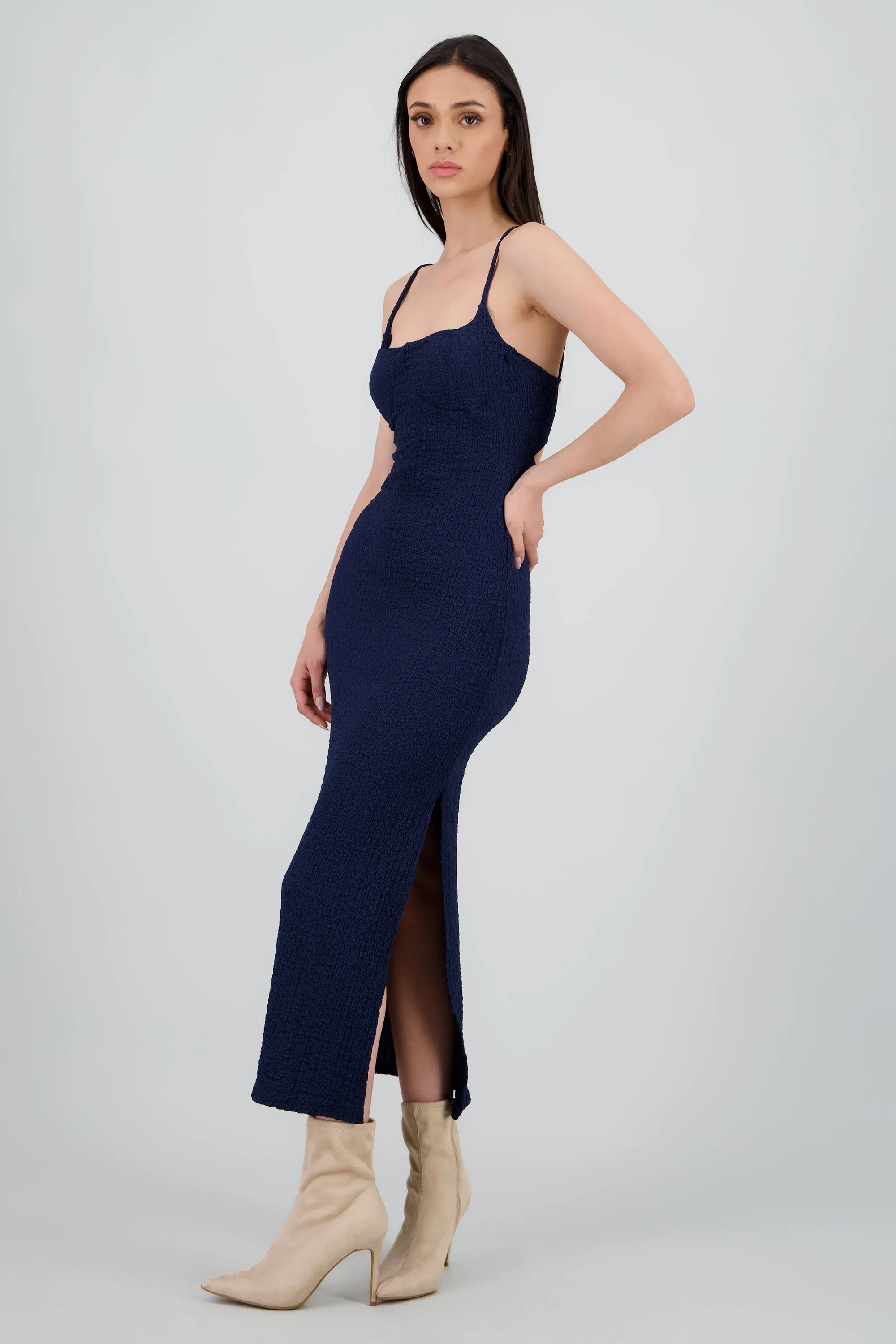 Vestido maxi textura con copas sold by Shasa product image thumbnail 3