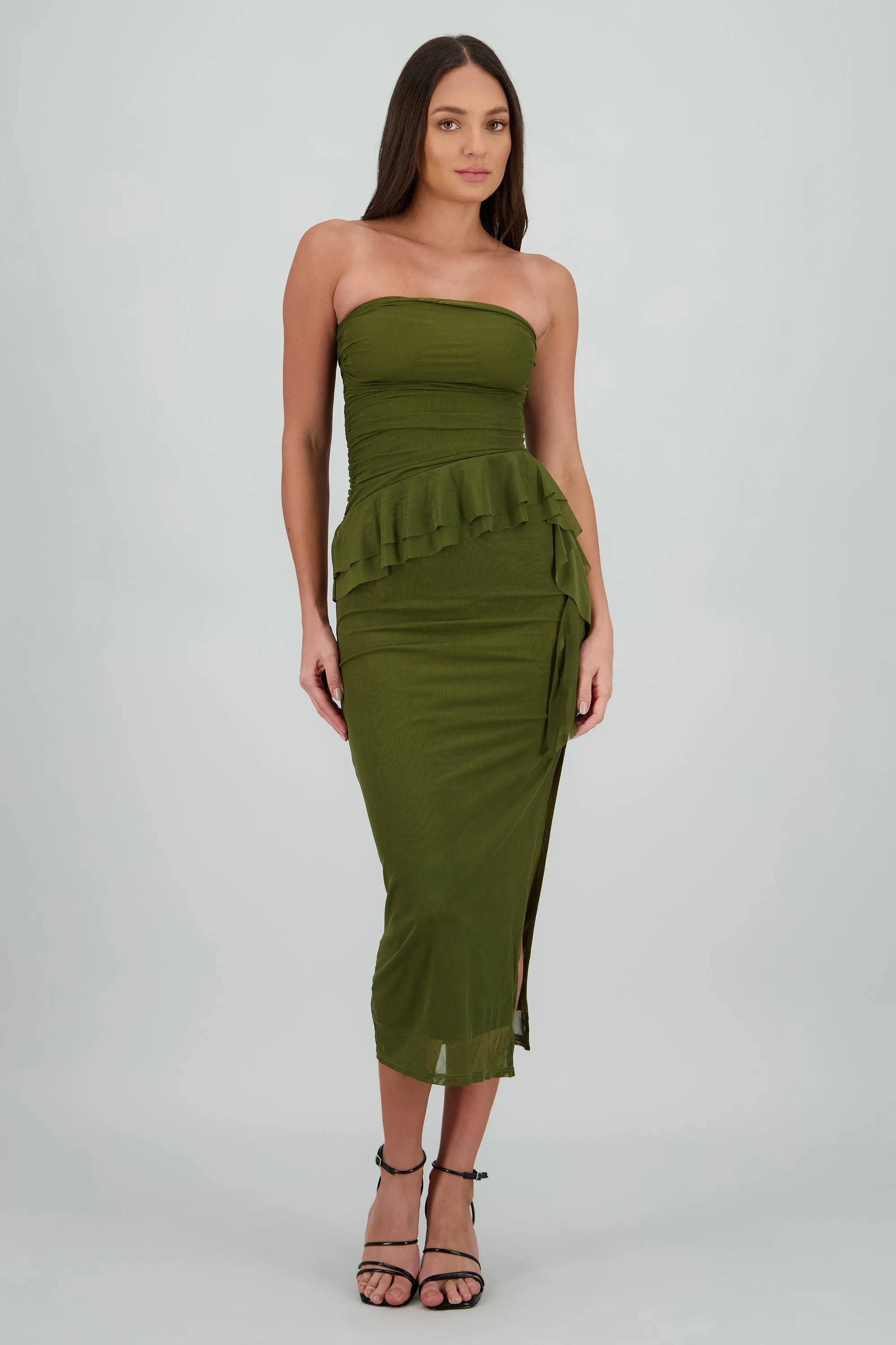 Maxi vestido mesh olanes sold by Shasa