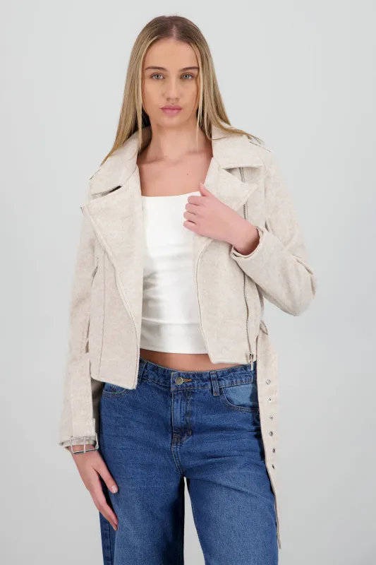 Biker jacker paño sold by Shasa