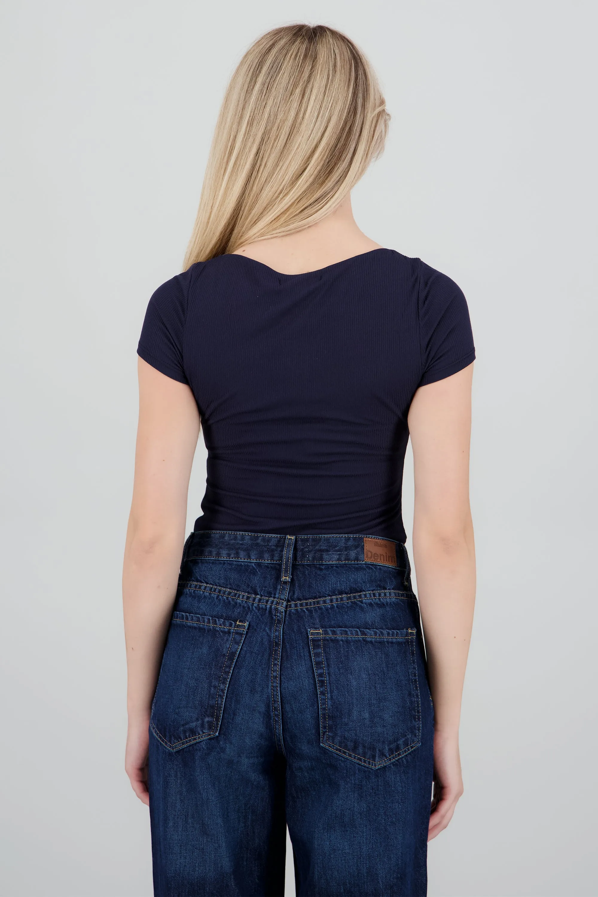 Body doble tela liso manga corta sold by Shasa product image thumbnail 3