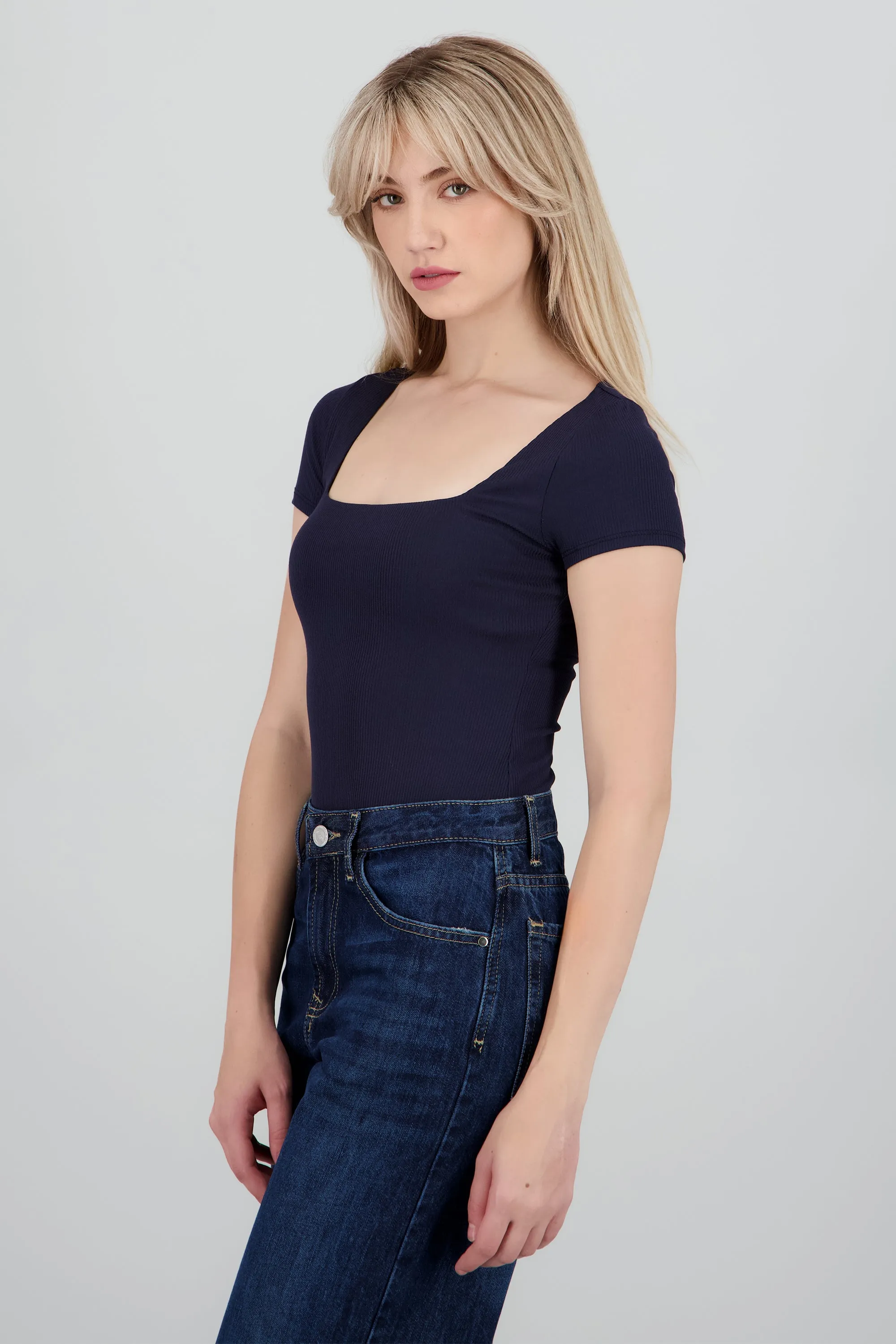 Body doble tela liso manga corta sold by Shasa product image thumbnail 2