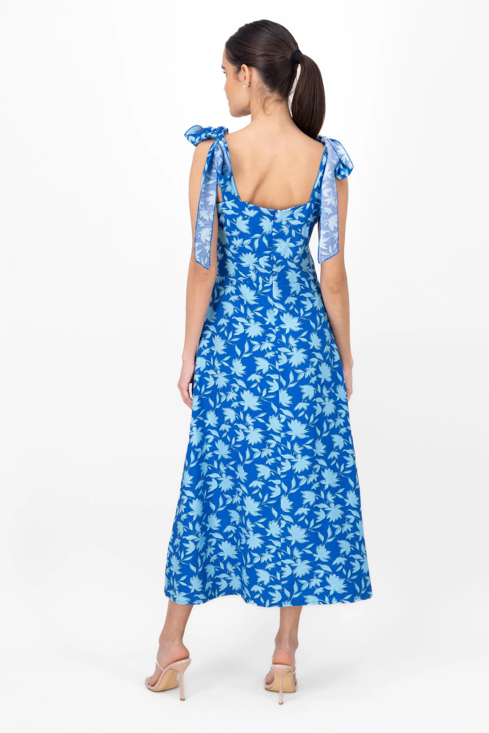 Vestido maxi flores detalle tirantes sold by Shasa product image thumbnail 4