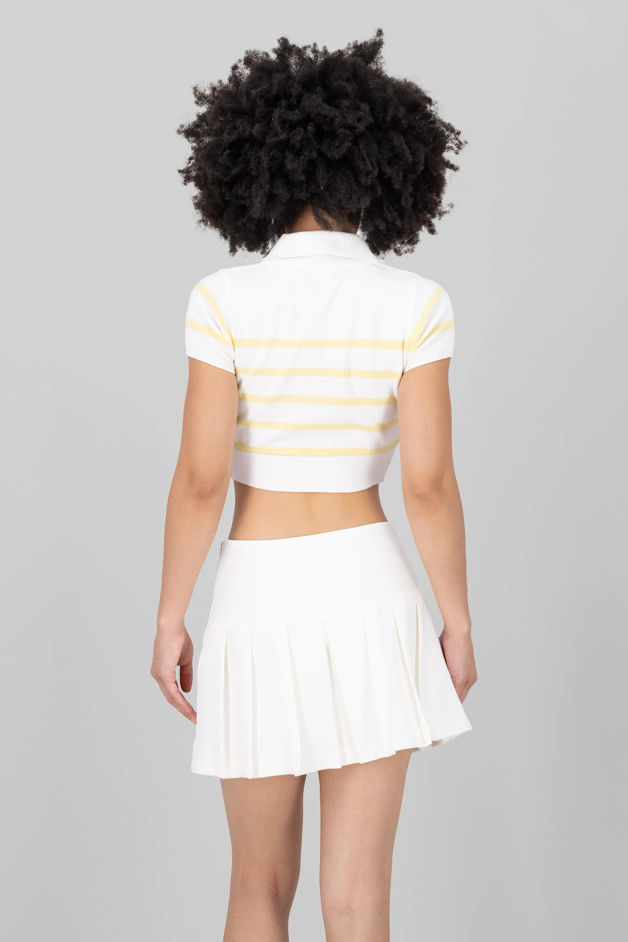 Top tejido cuello polo rayas sold by Shasa product image thumbnail 4