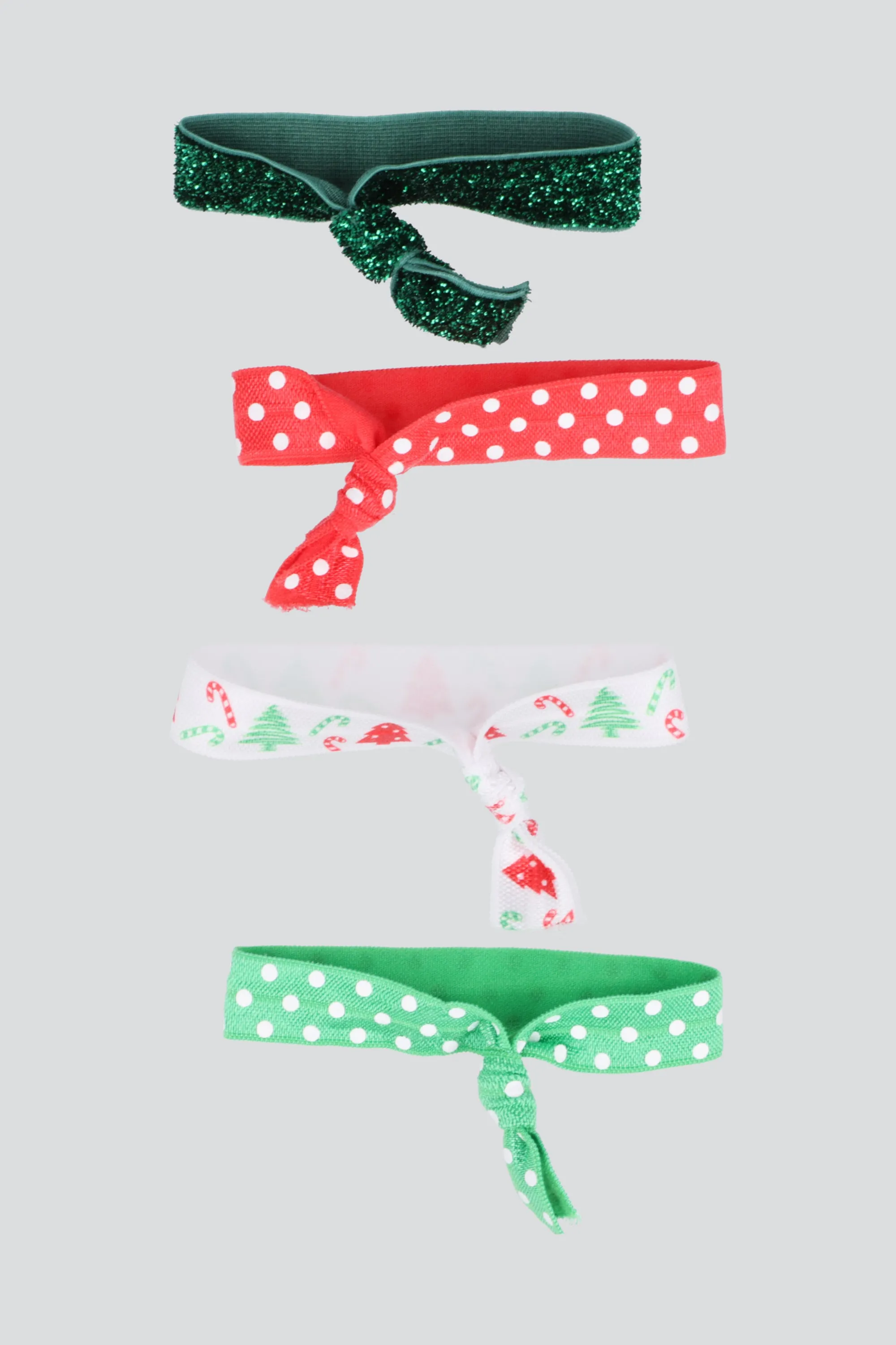 Set 4 pulseras resorte navidad sold by Shasa