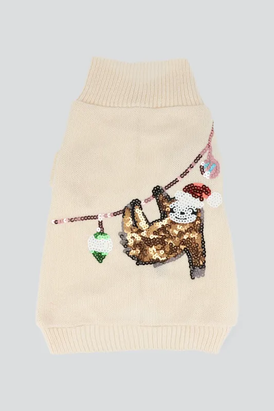 Sueter navideño perezoso colgante sold by Shasa
