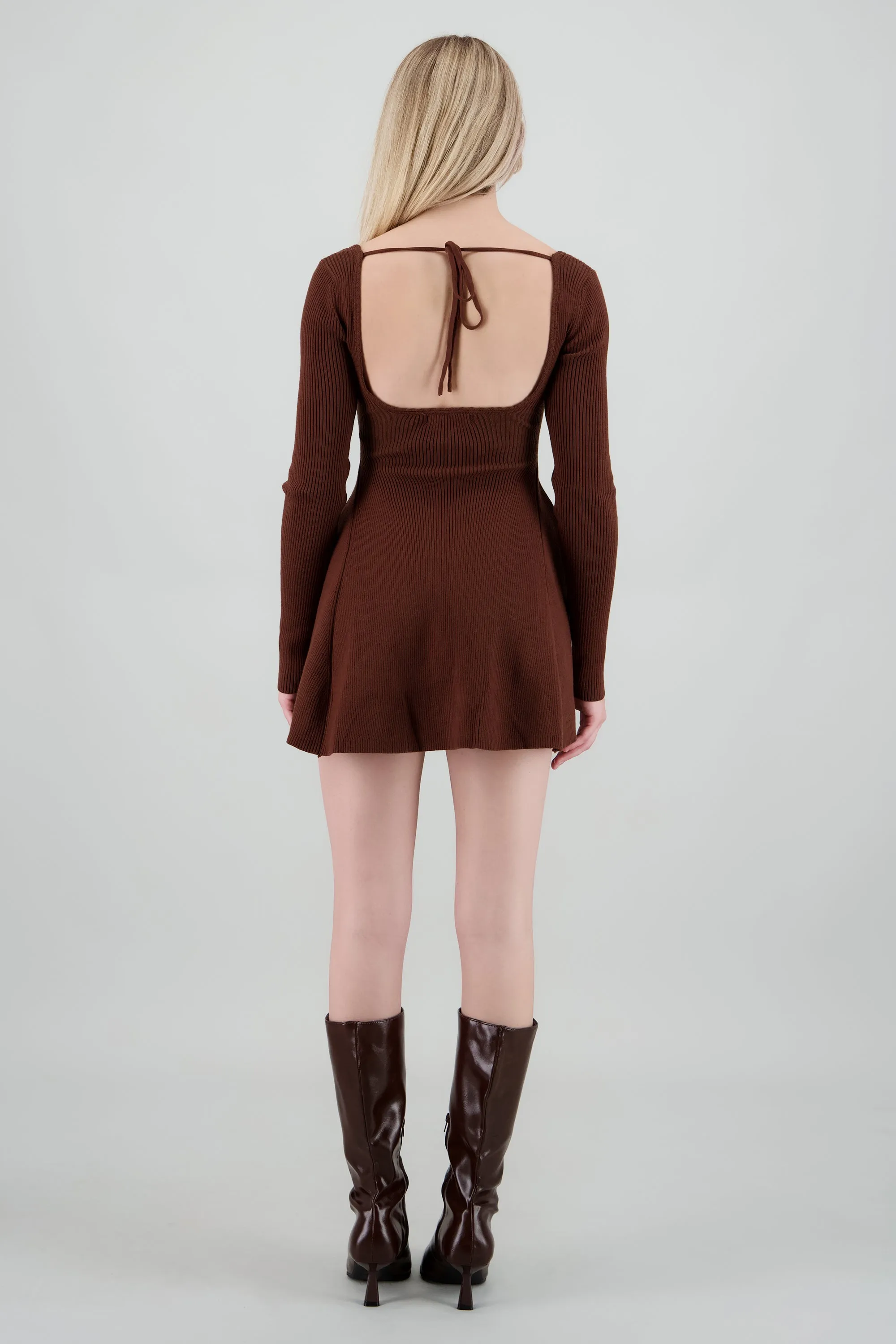 Vestido mini manga larga tejido sold by Shasa product image thumbnail 4