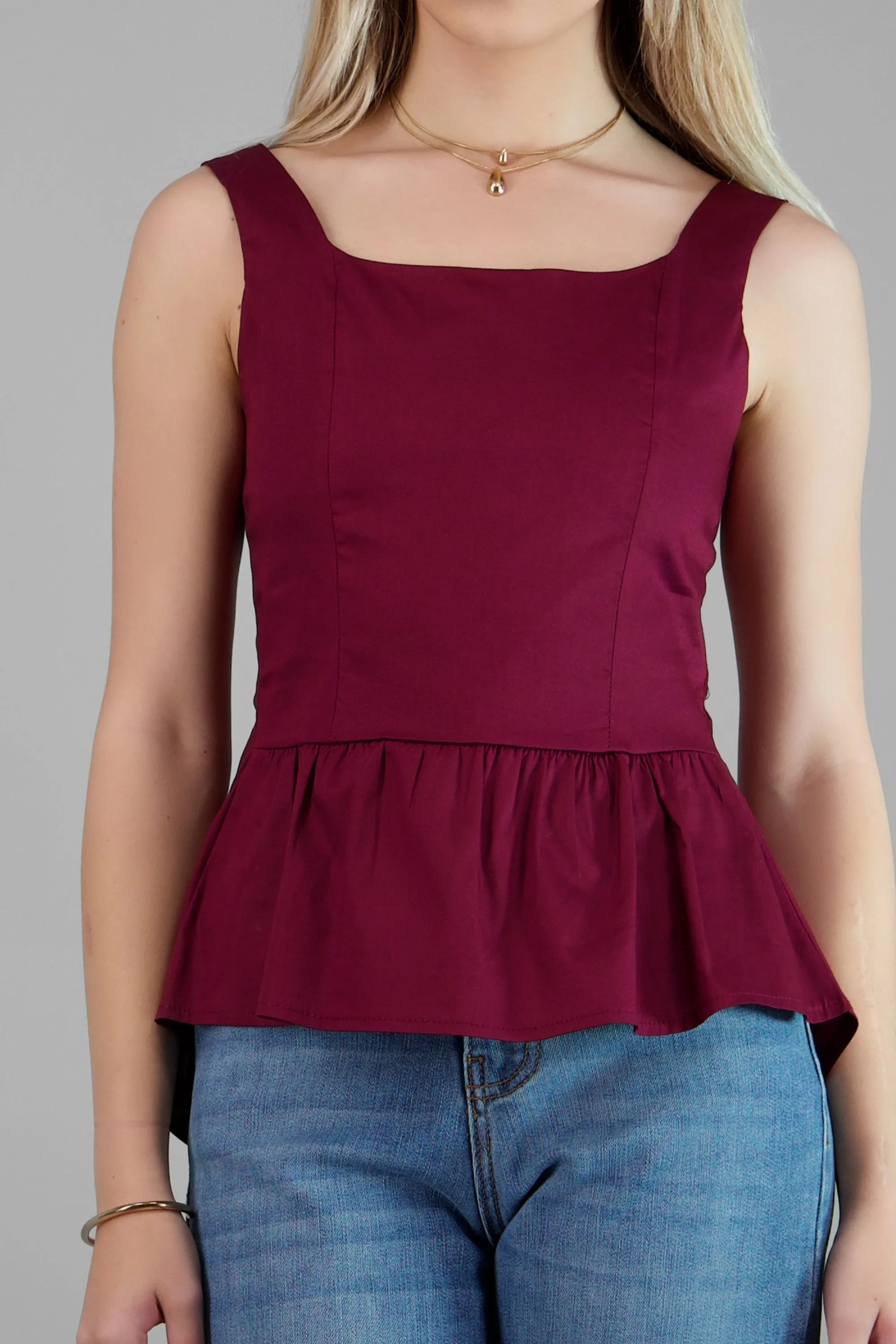 Blusa tirantes detalle peplum sold by Shasa product image thumbnail 5