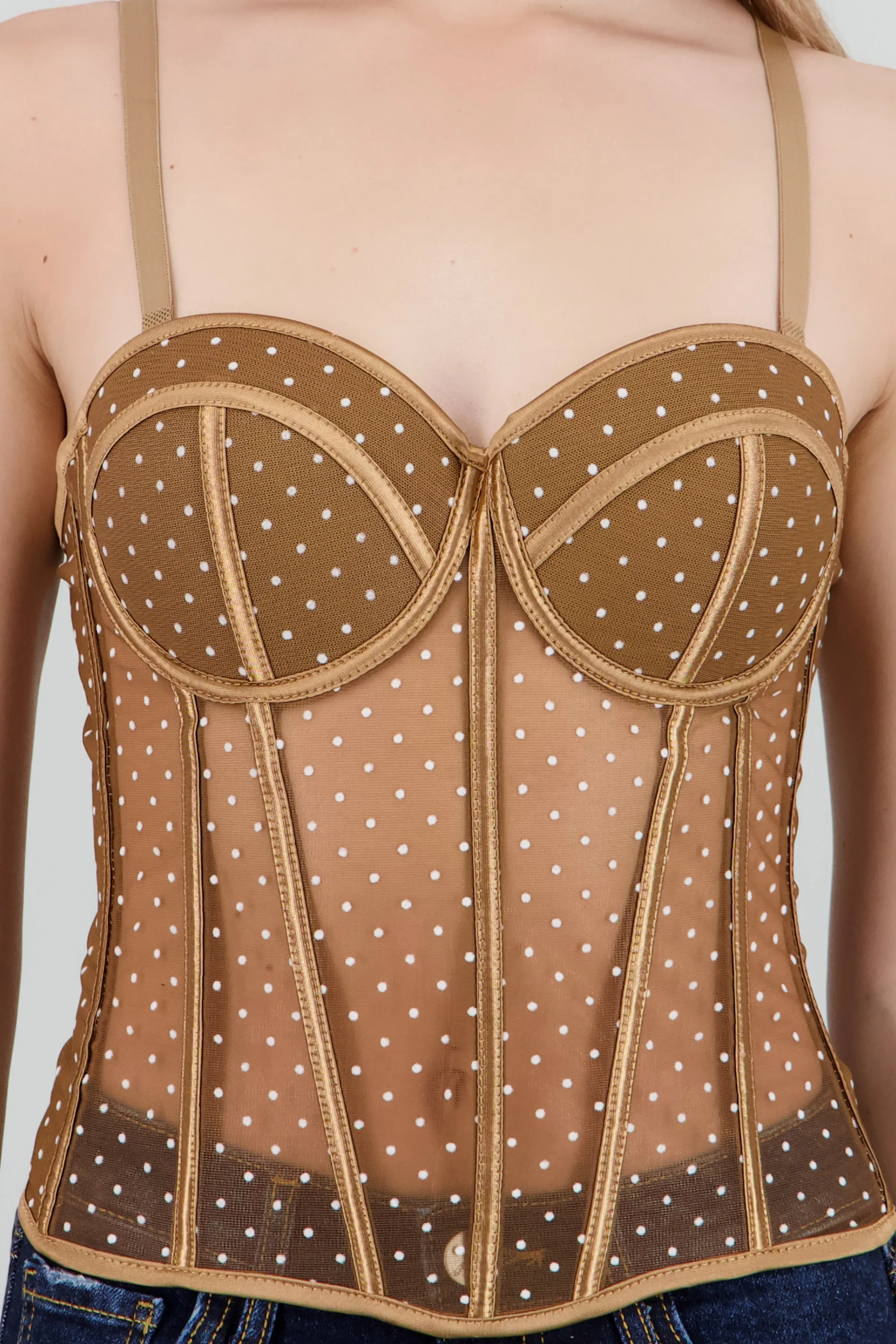Corset de mesh con lunares sold by Shasa product image thumbnail 5