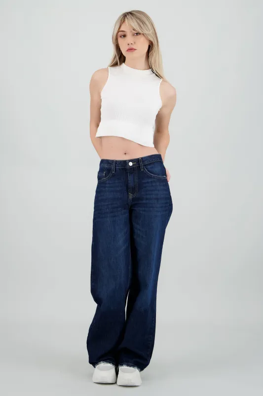Jeans wide leg amplios sold by Shasa