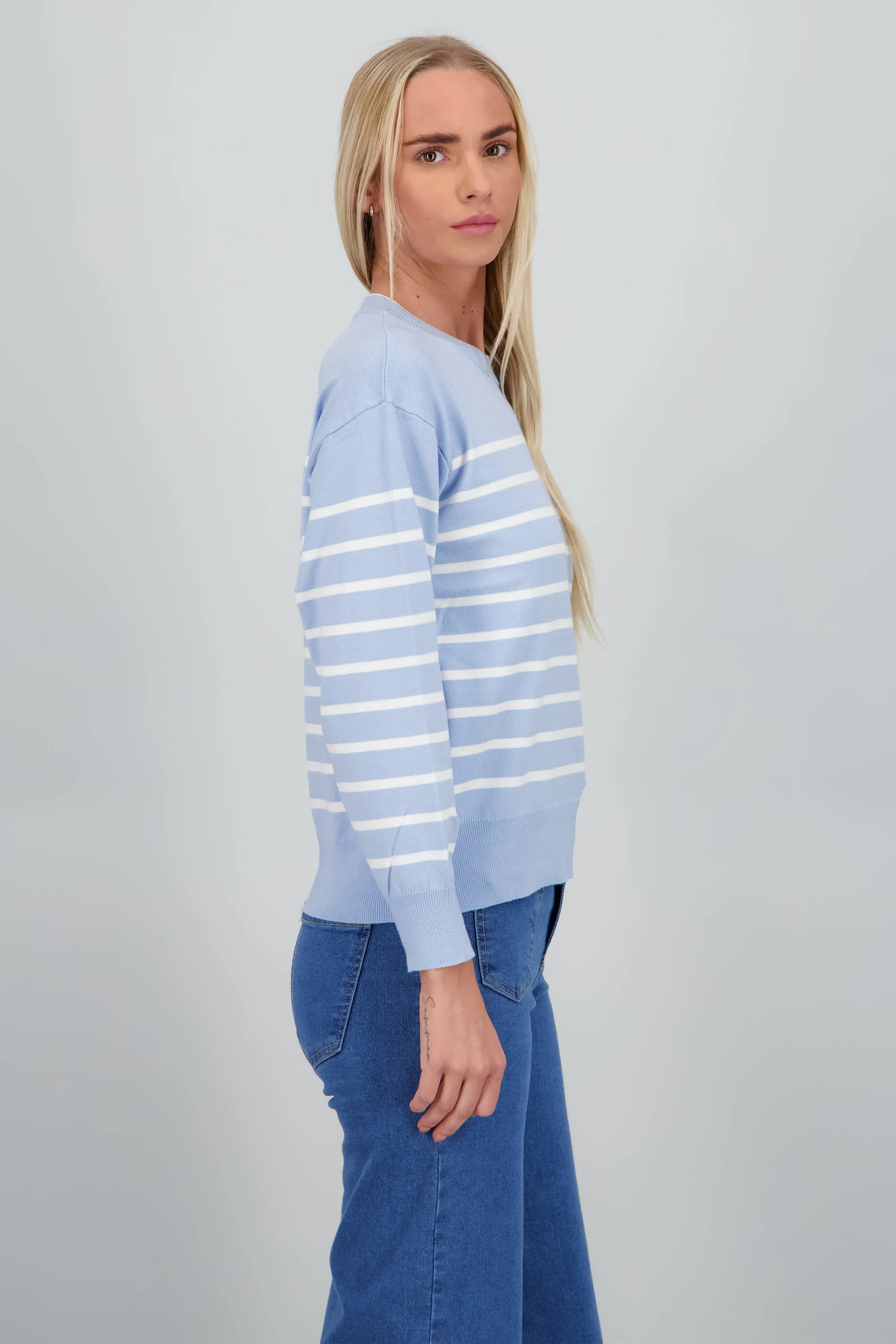 sueter cuello redondo rayas sold by Shasa product image thumbnail 3