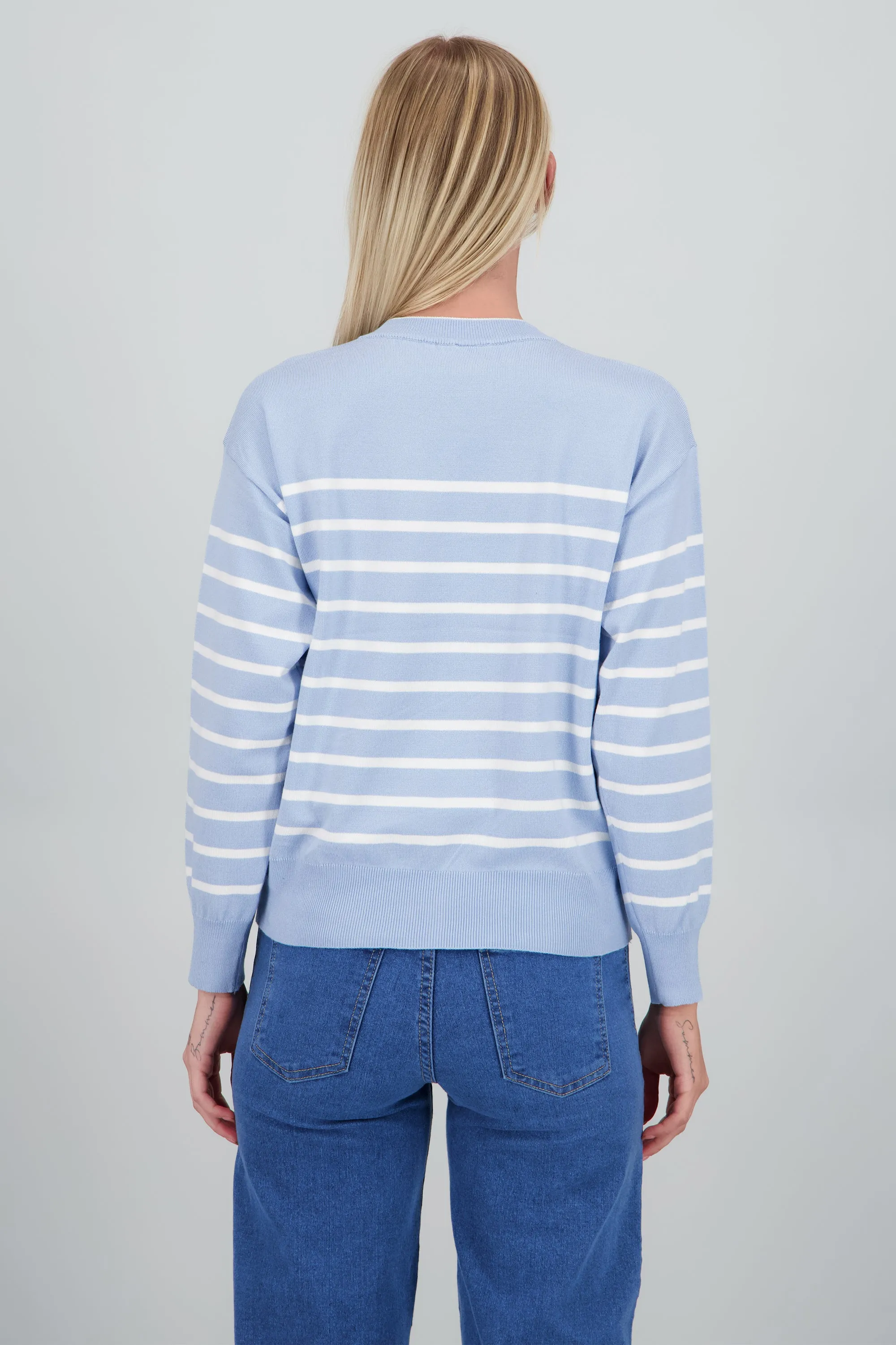 sueter cuello redondo rayas sold by Shasa product image thumbnail 4