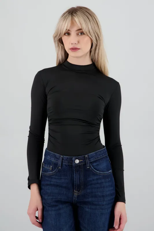 Body cuello alto detalle drapeado sold by Shasa