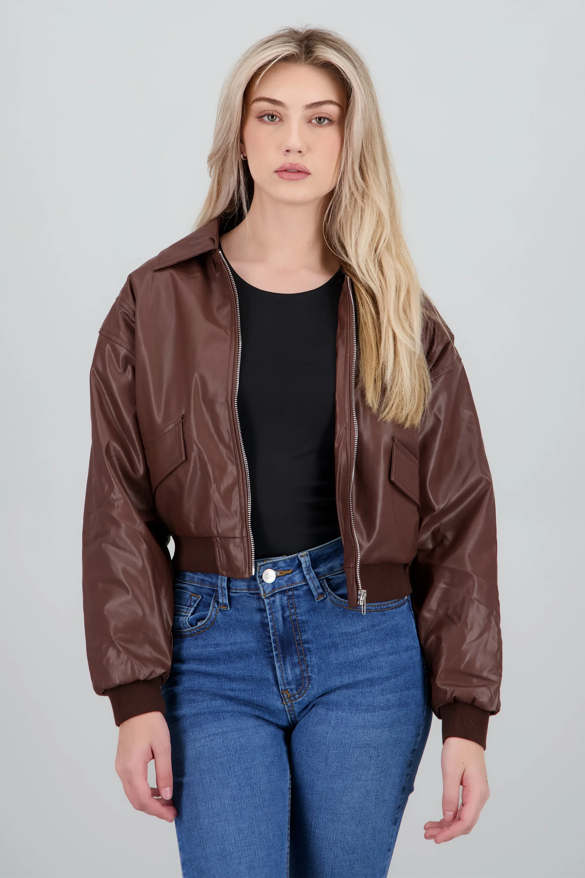 Chamarra PU detalle bolsas sold by Shasa product image thumbnail 2