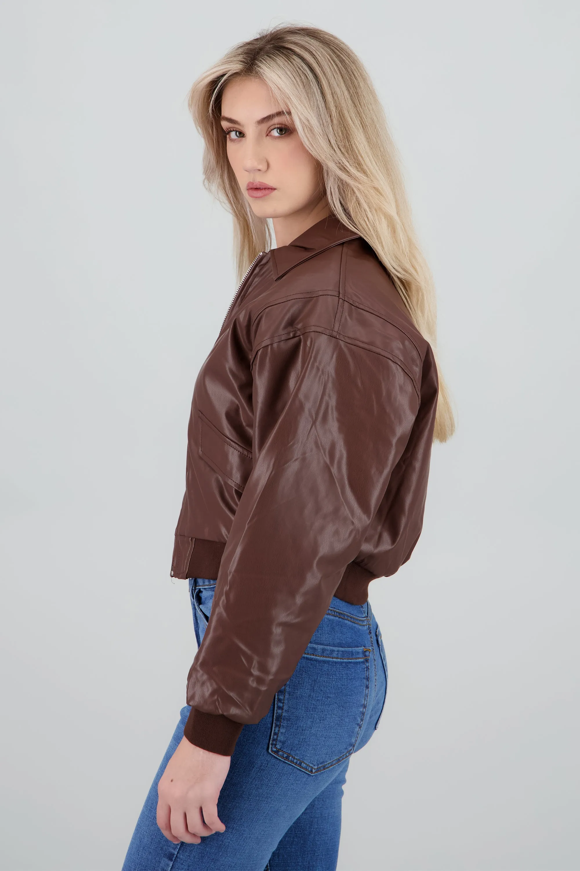 Chamarra PU detalle bolsas sold by Shasa product image thumbnail 3