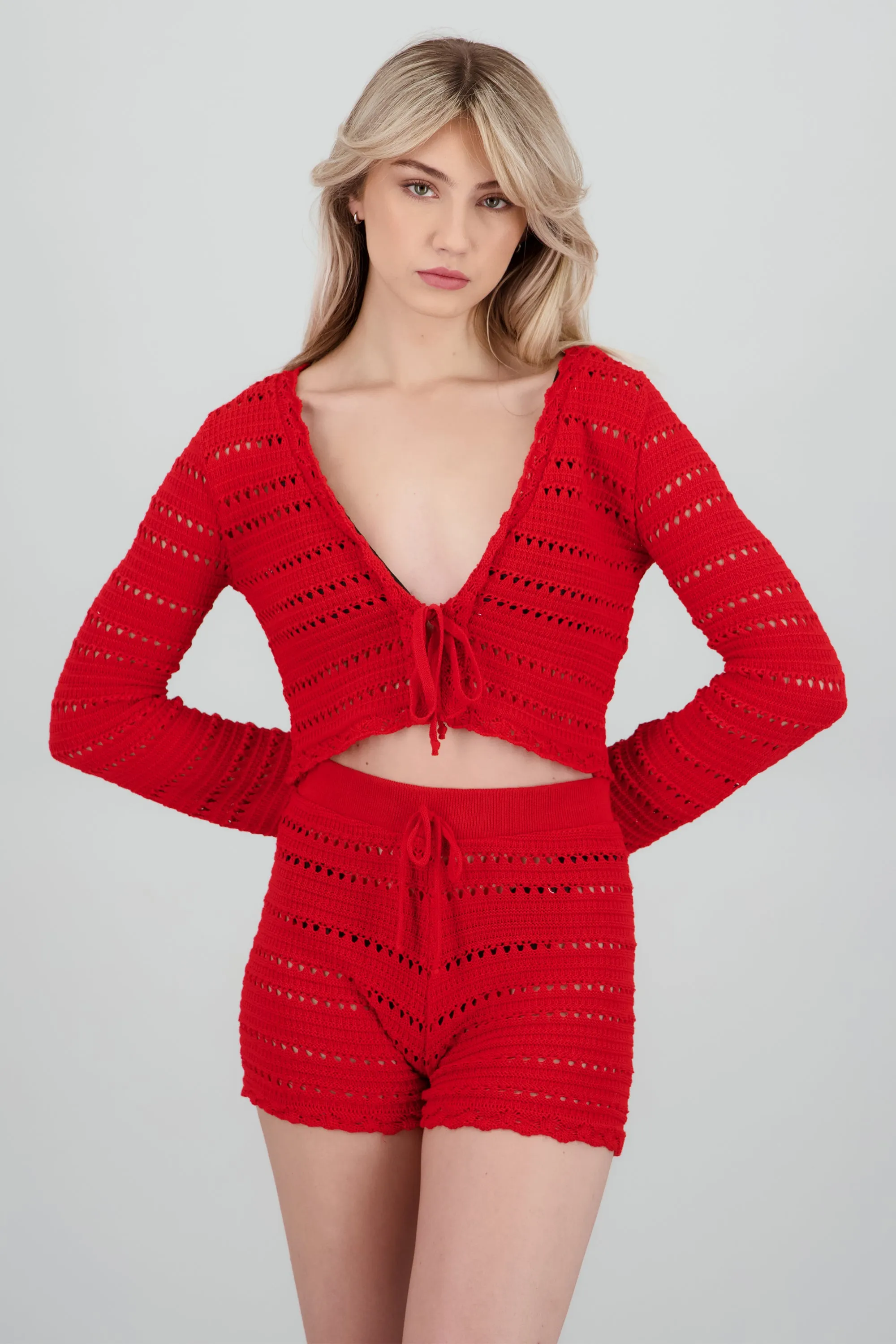 Blusa tejida manga larga moños sold by Shasa product image thumbnail 2