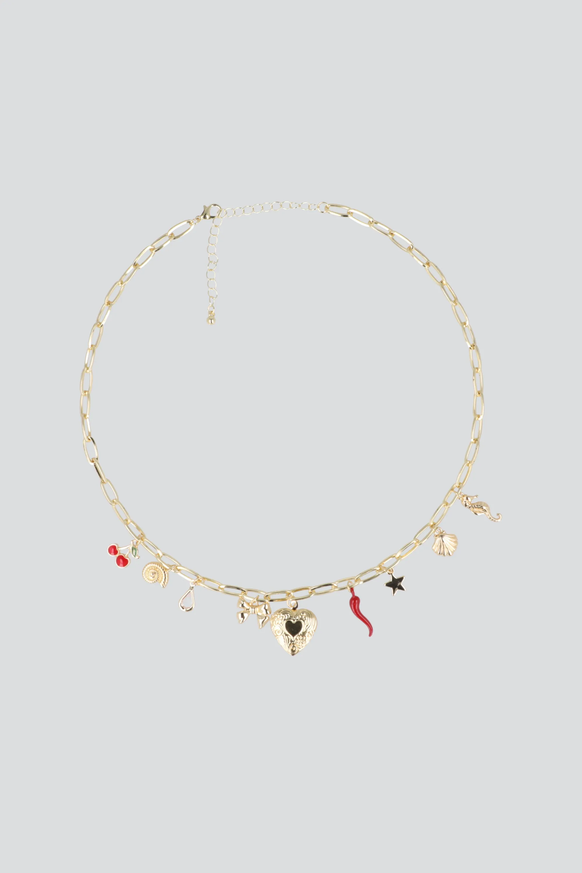 COLLAR CHARMS CORAZON CHILE PQ sold by Shasa product image thumbnail 2