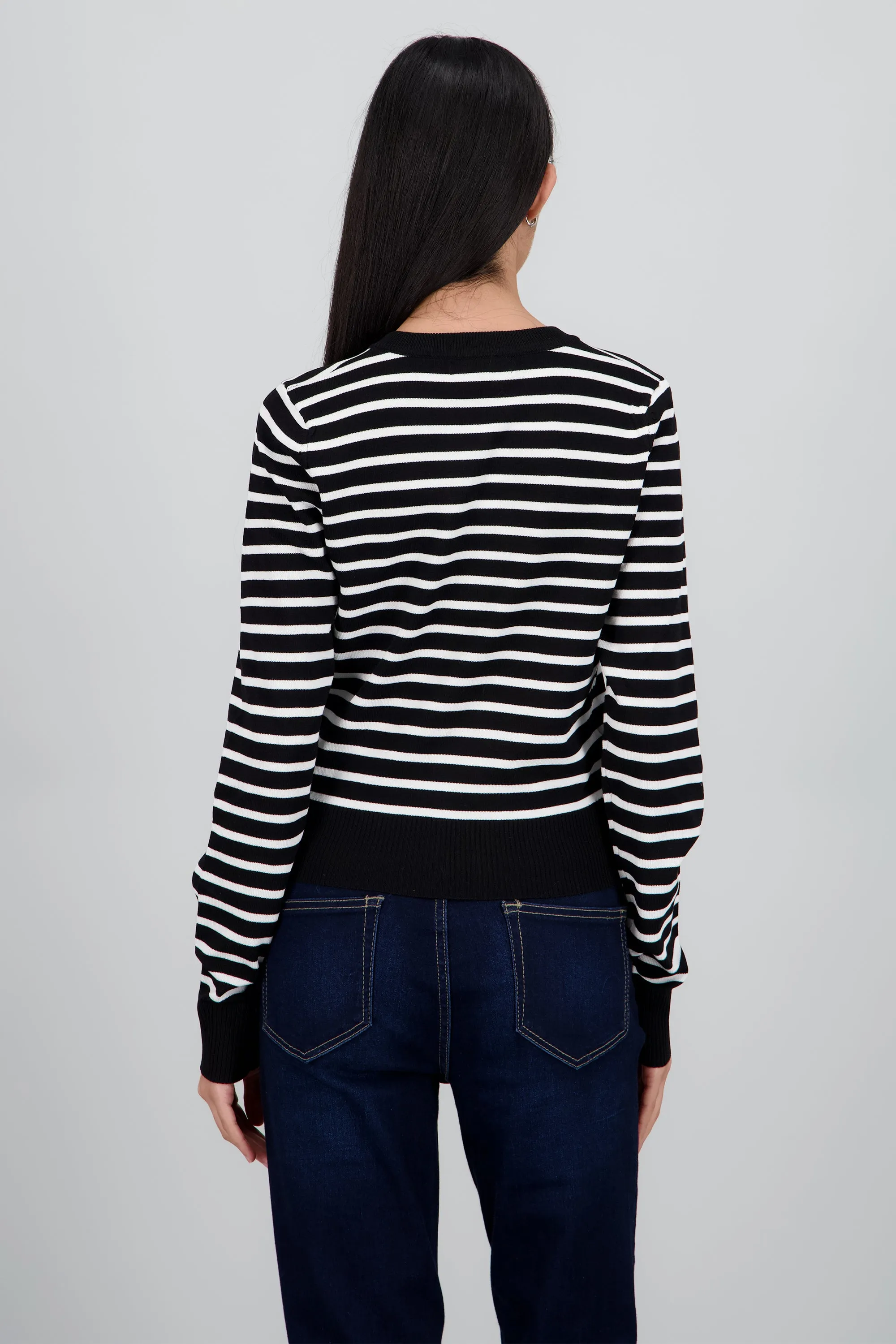 Cardigan rayas detalle botones sold by Shasa product image thumbnail 4