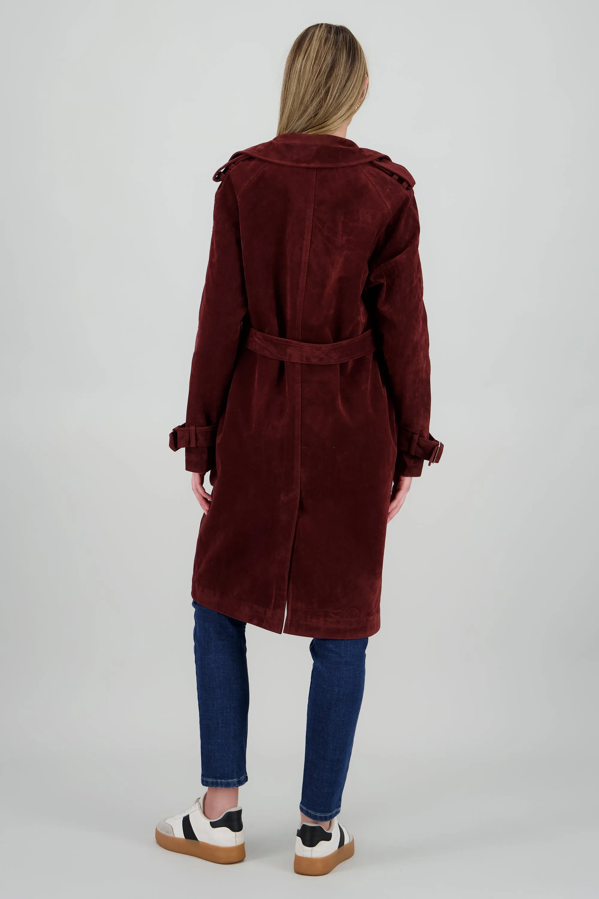 Gabardina larga suede sold by Shasa product image thumbnail 4