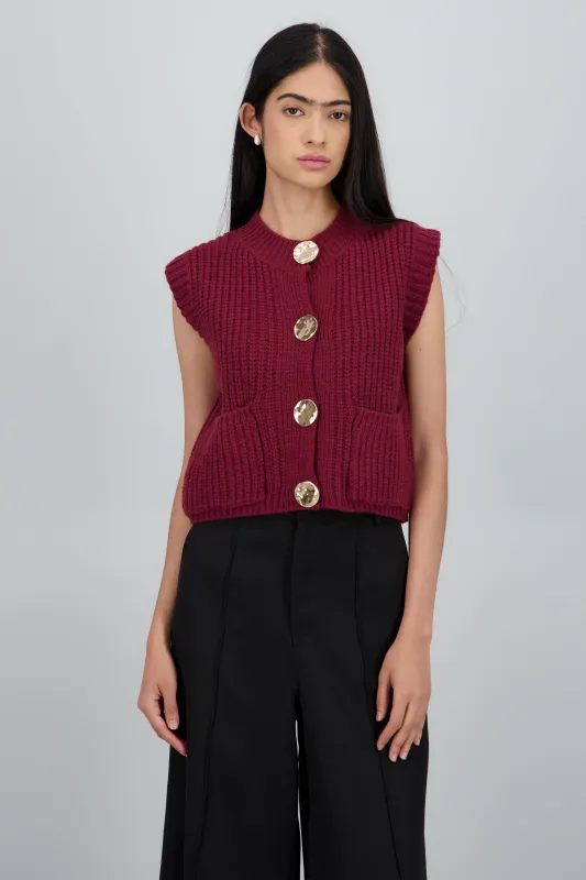 Chaleco tejido sold by Shasa