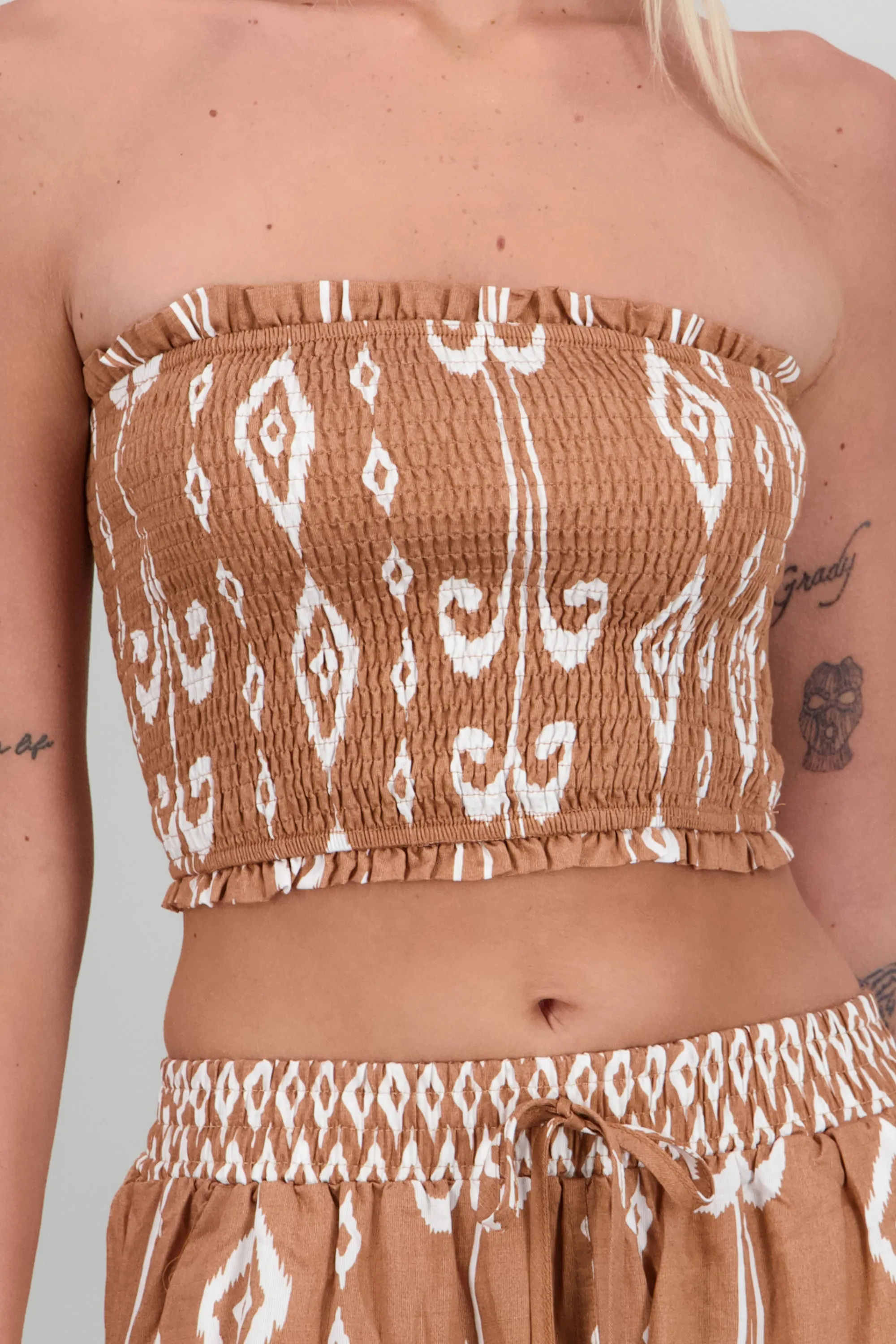 Top strapless estampado sold by Shasa product image thumbnail 5