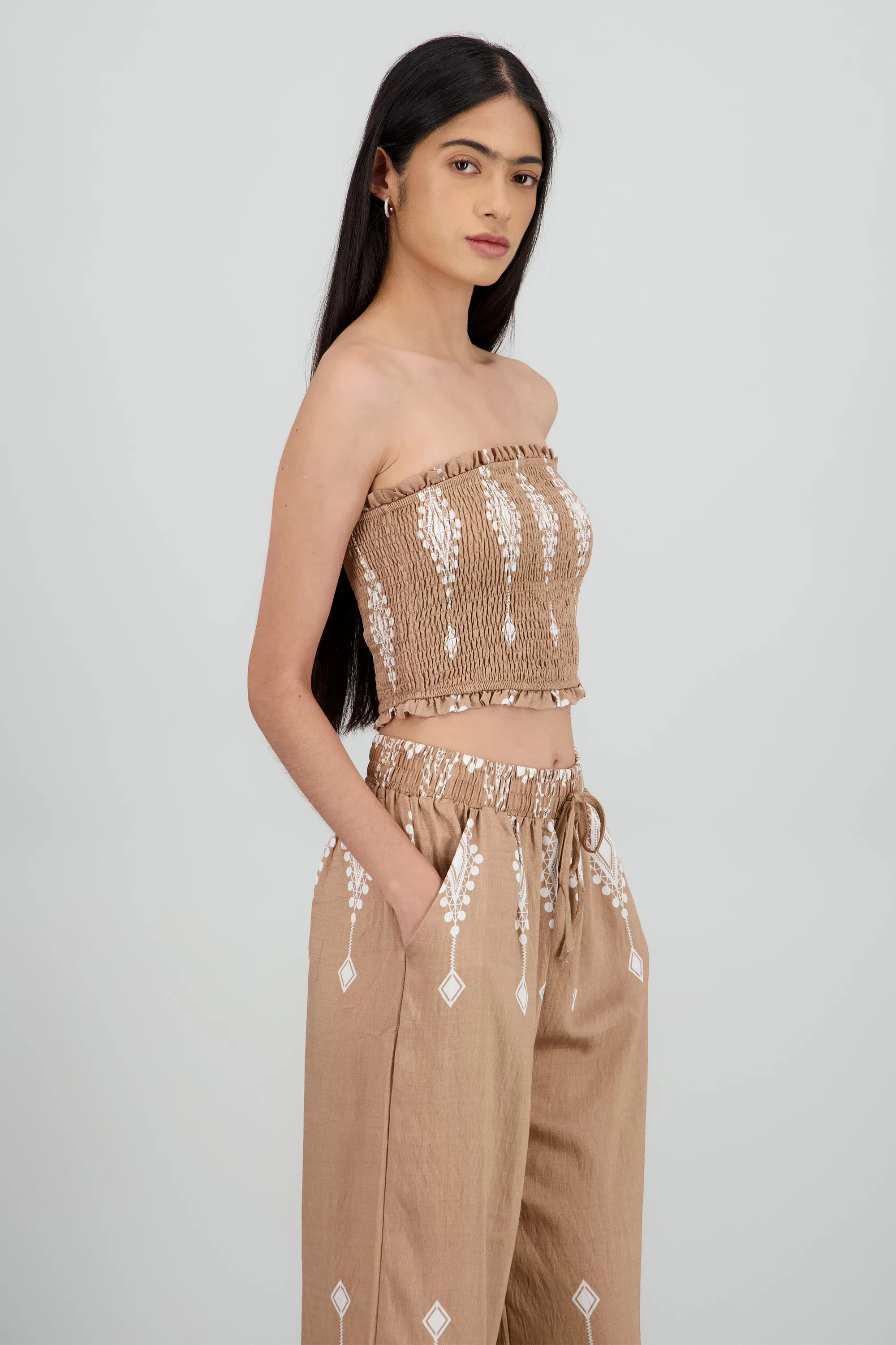 Top strapless con ligas estampado sold by Shasa product image thumbnail 3