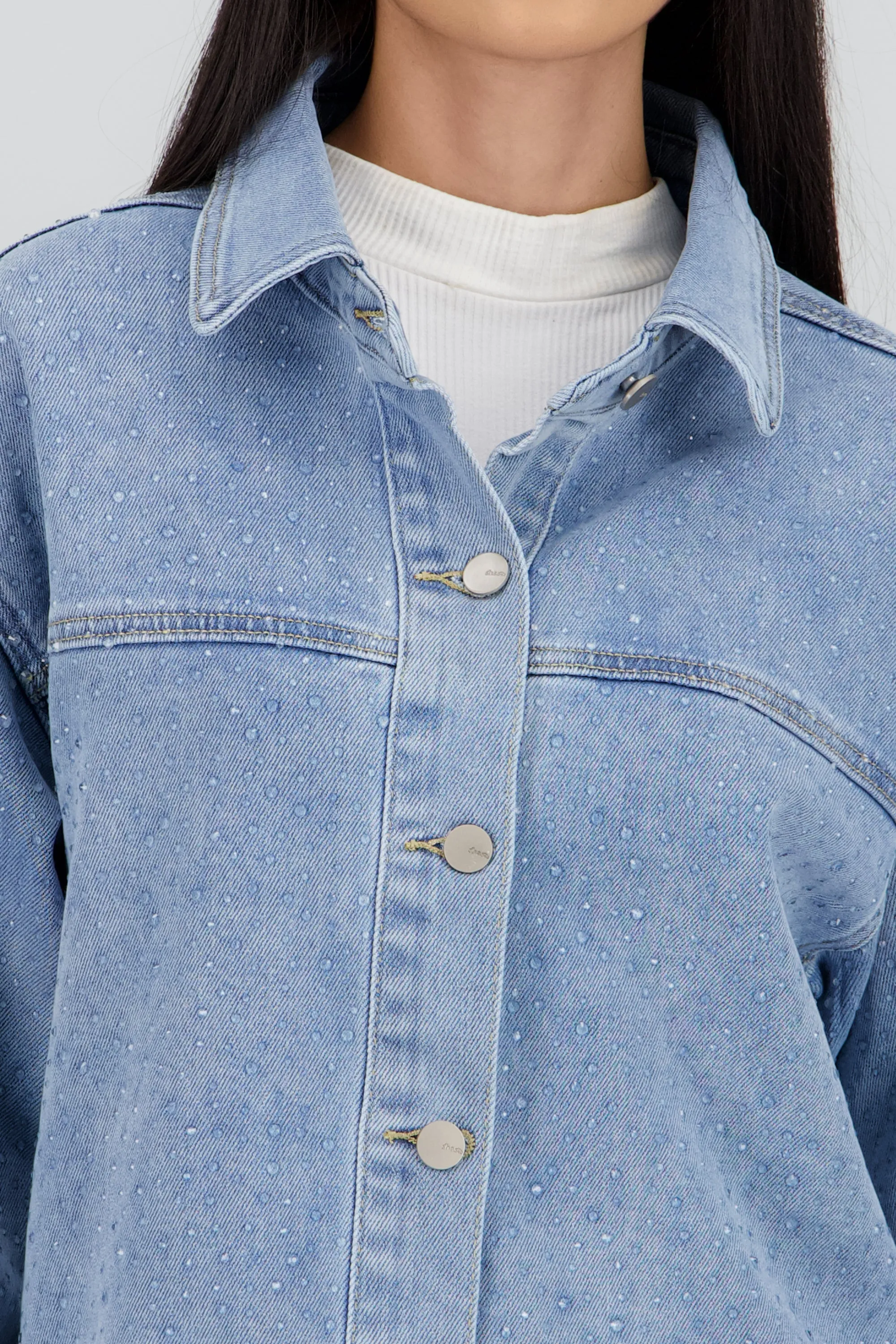 Chamarra oversize brillo gota sold by Shasa product image thumbnail 5