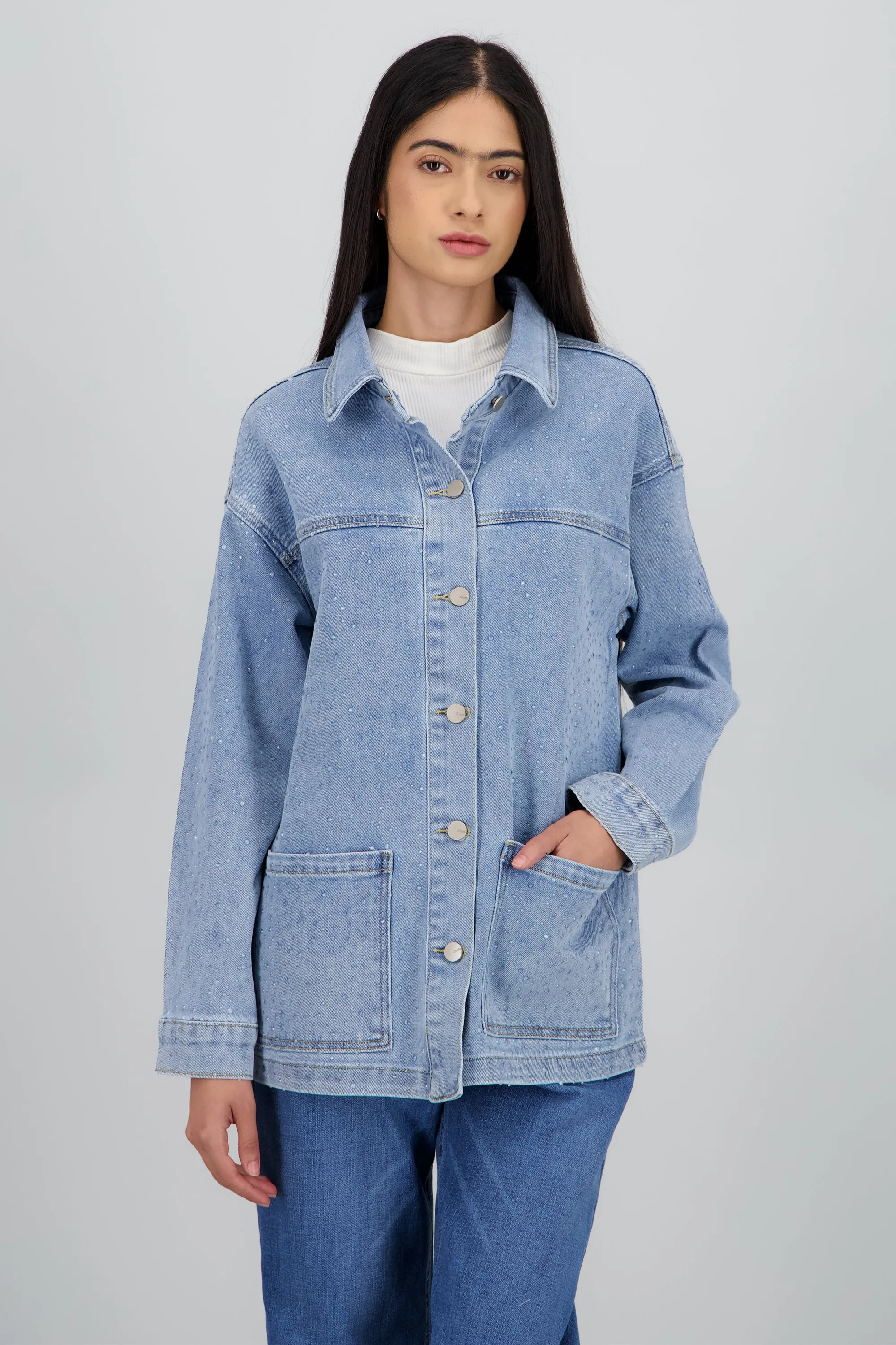 Chamarra oversize brillo gota sold by Shasa product image thumbnail 2