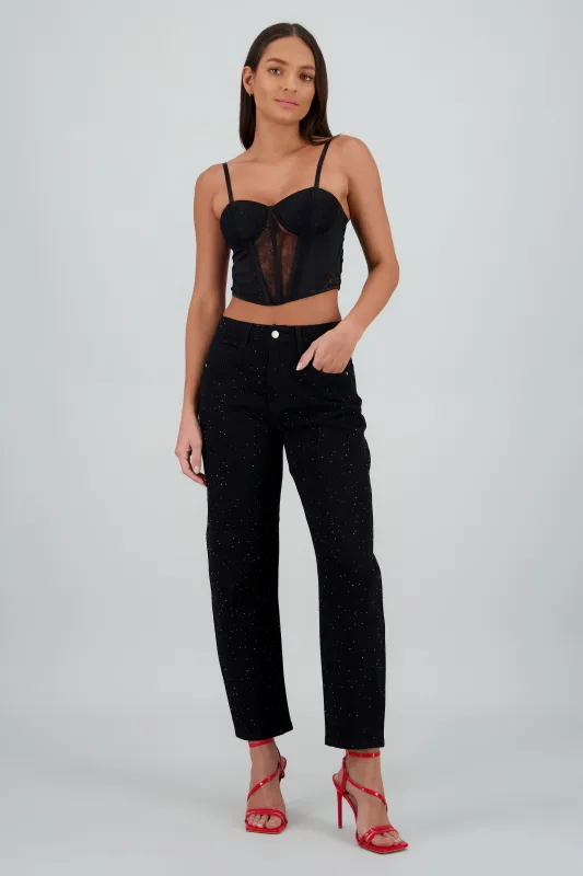 Jeans barrel brillos sold by Shasa