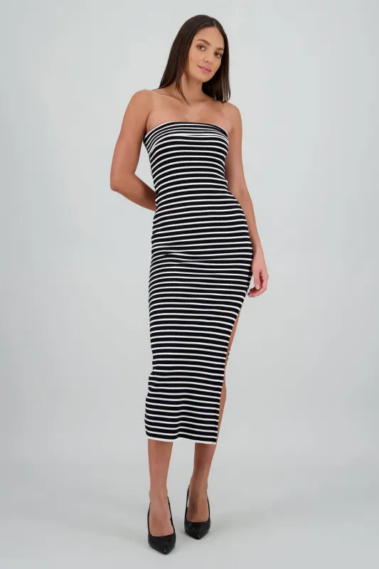 Vestido maxi detalle doblez sold by Shasa