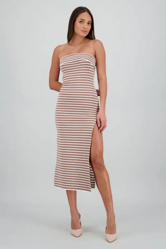 Vestido maxi detalle doblez sold by Shasa