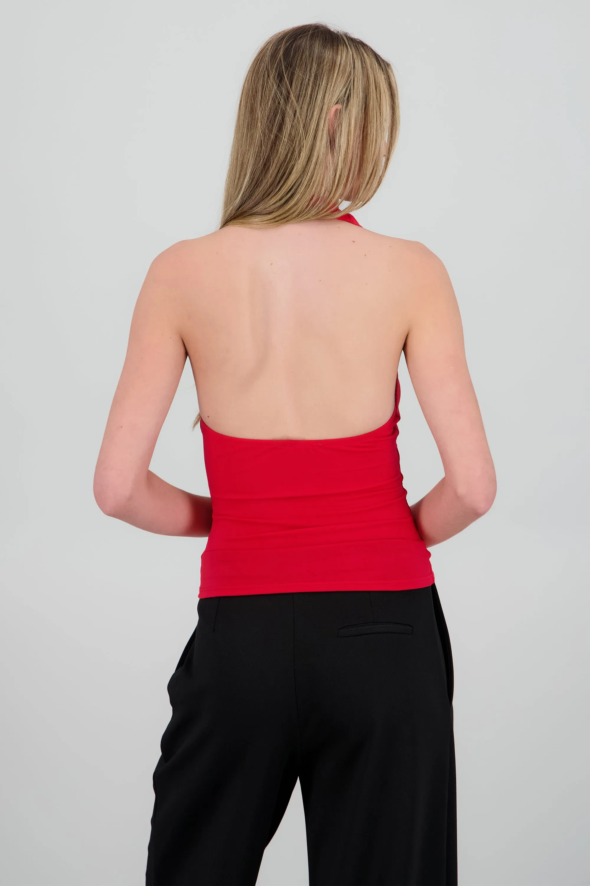 Top cuello cascada halter sold by Shasa product image thumbnail 4