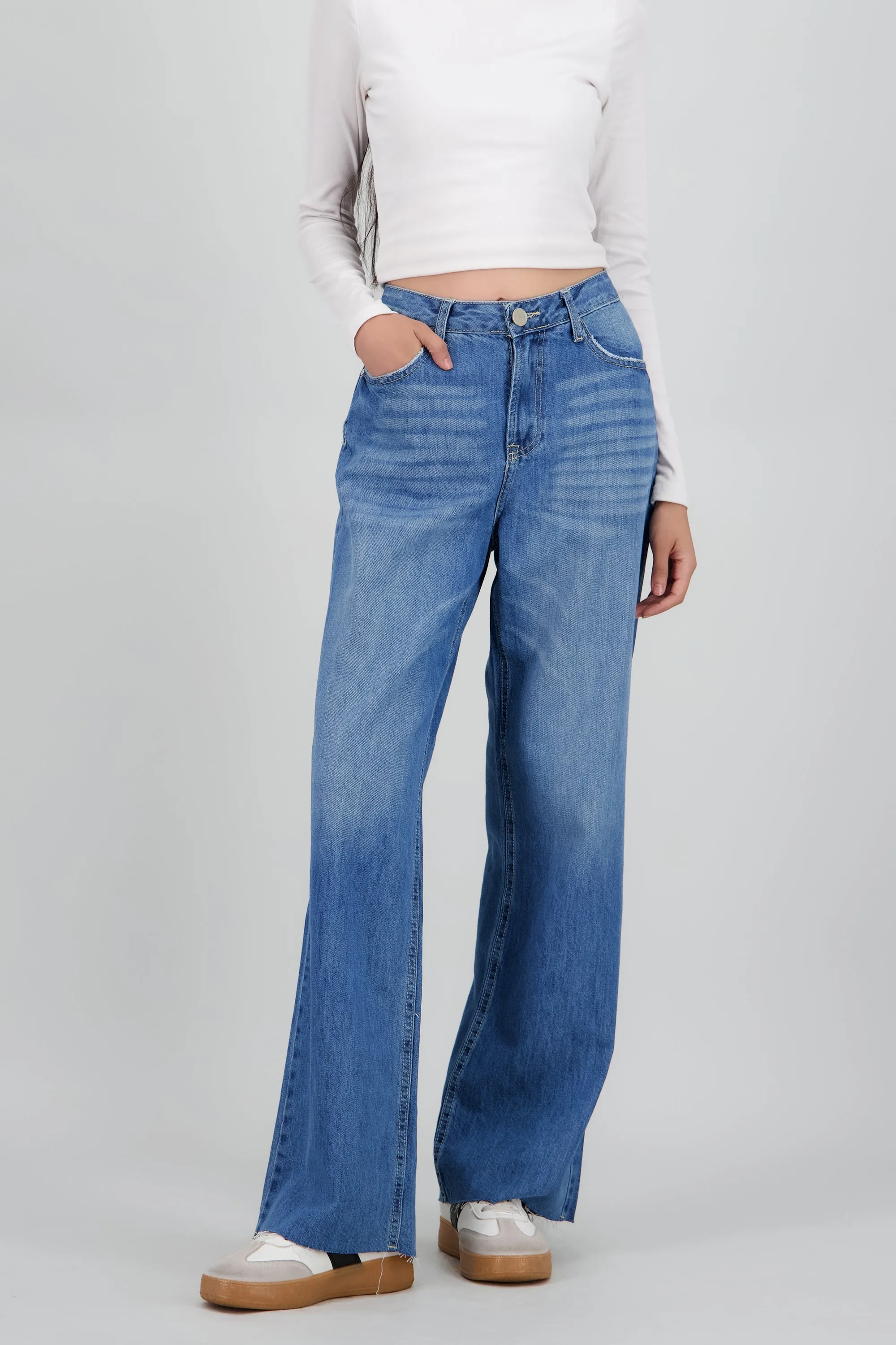 Jeans straight wide desgastado sold by Shasa product image thumbnail 2