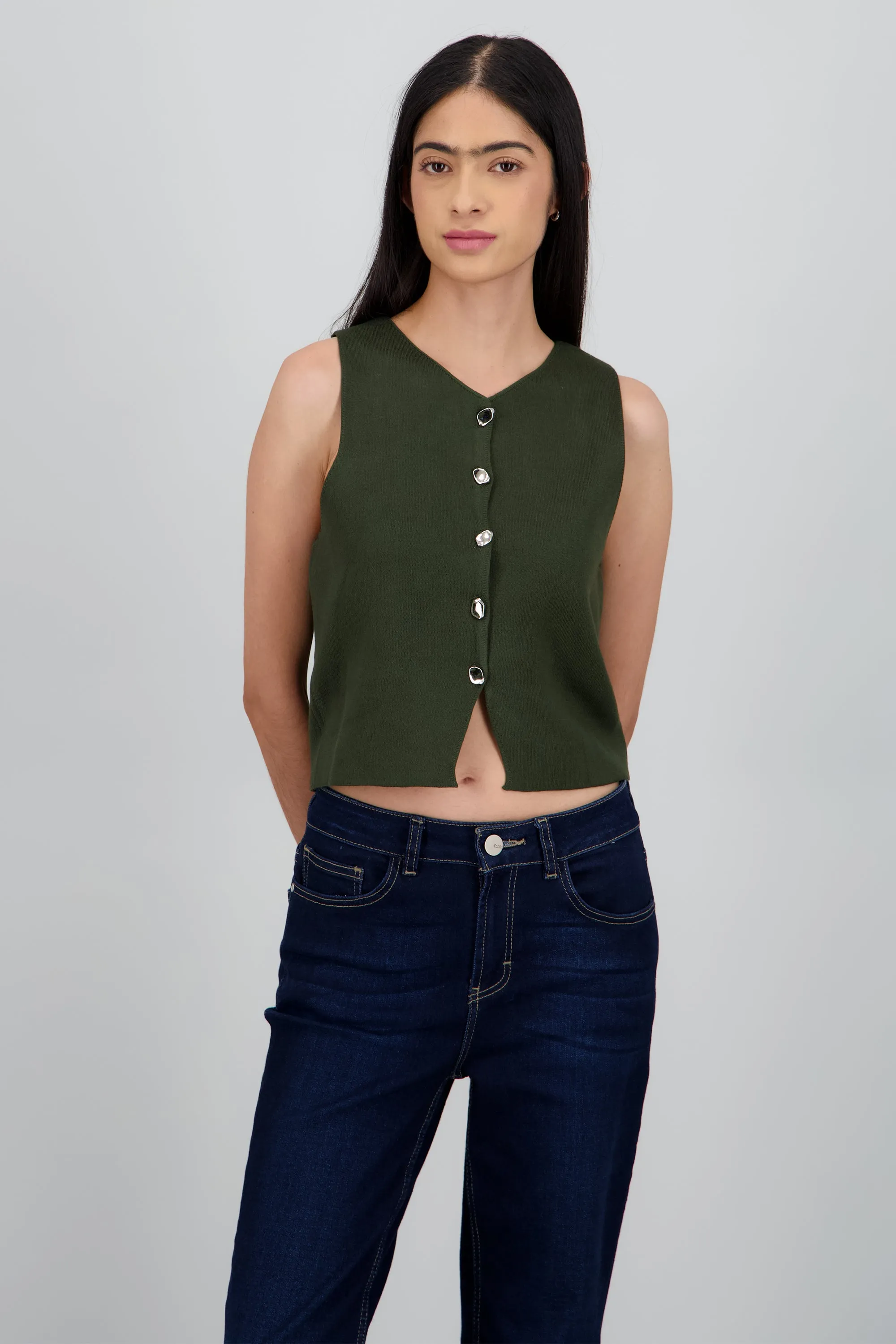 TOP TEJIDO CON DETALLE BOTONES sold by Shasa product image thumbnail 2