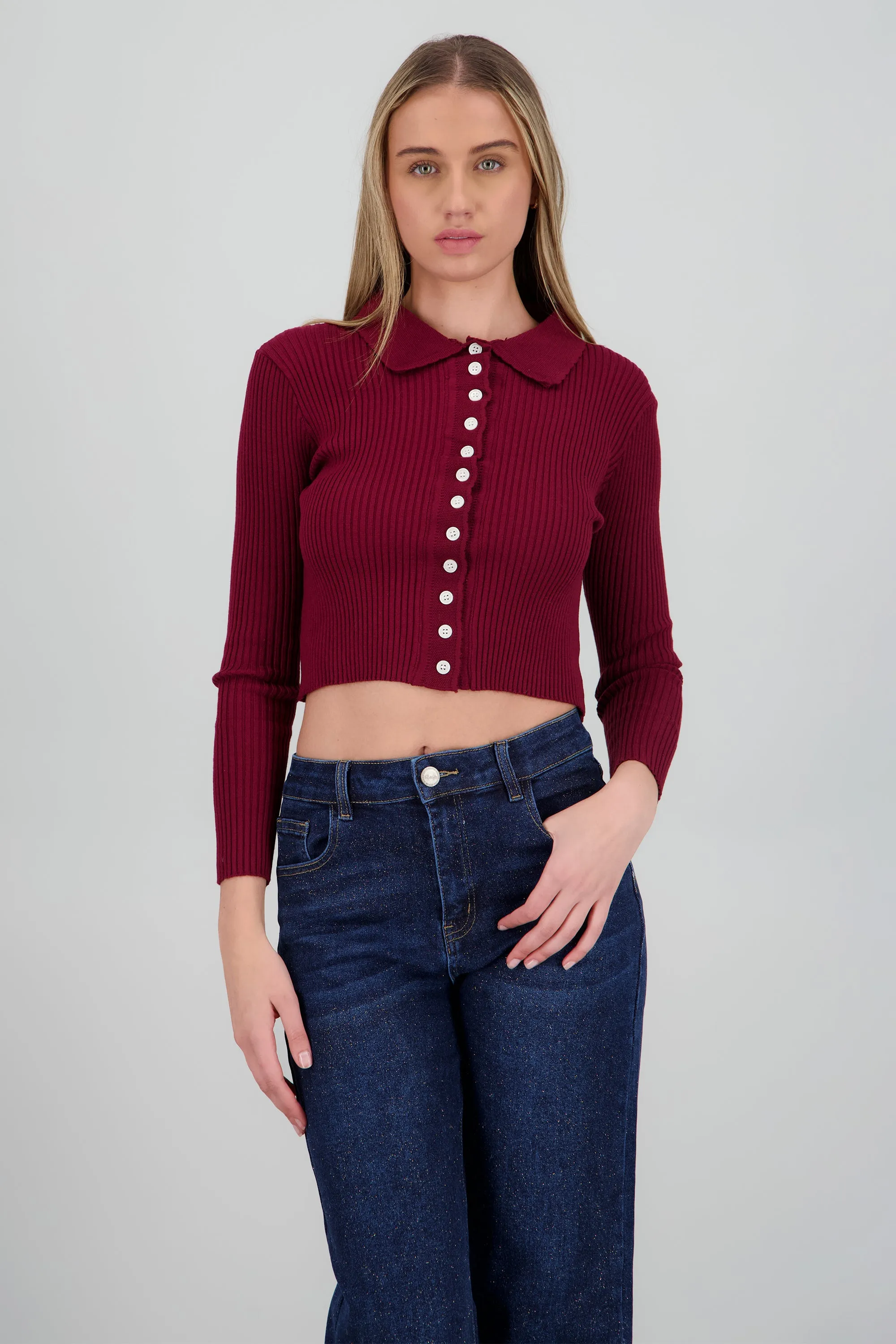 Top tejido tipo polo con botones sold by Shasa product image thumbnail 2