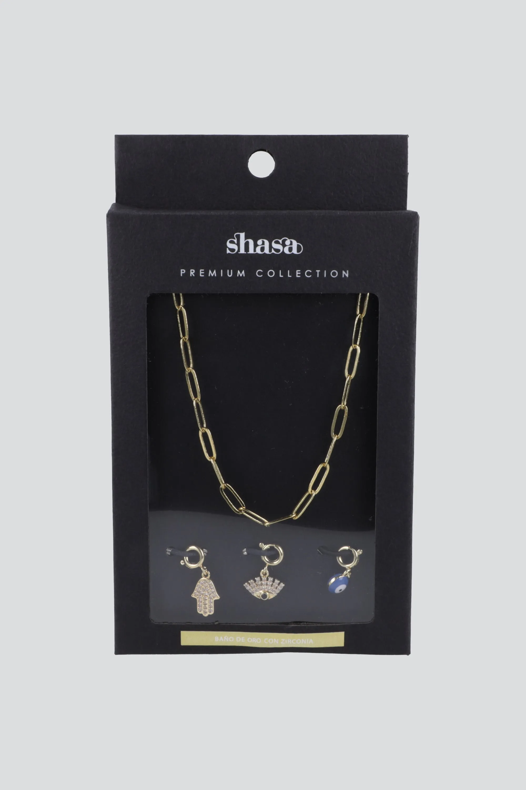 Set collar con charms ojito pq sold by Shasa product image thumbnail 2