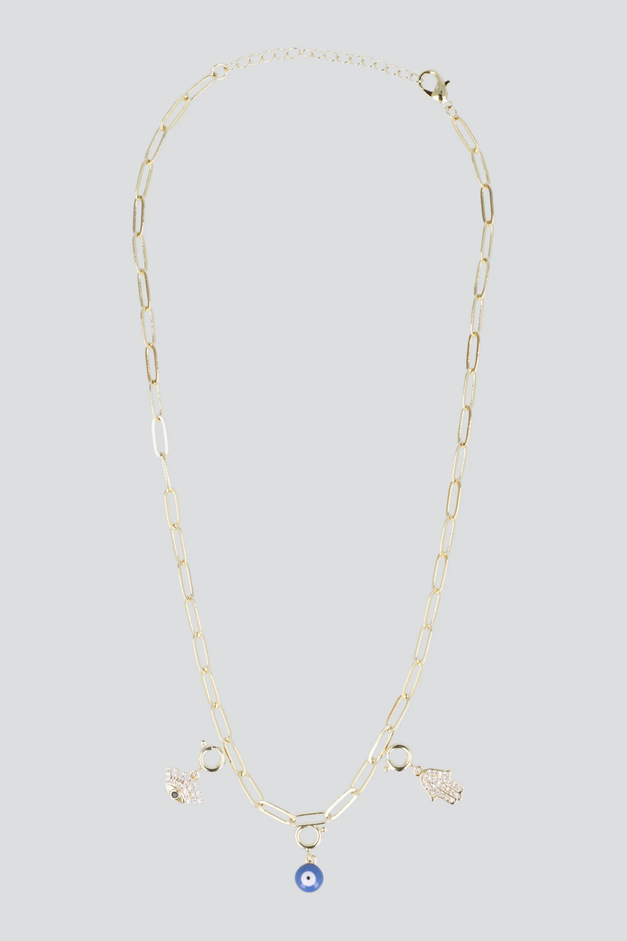 Set collar con charms ojito pq sold by Shasa