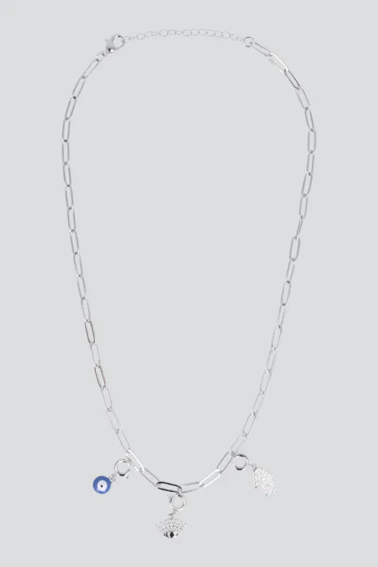 Set collar con charms ojito pq sold by Shasa