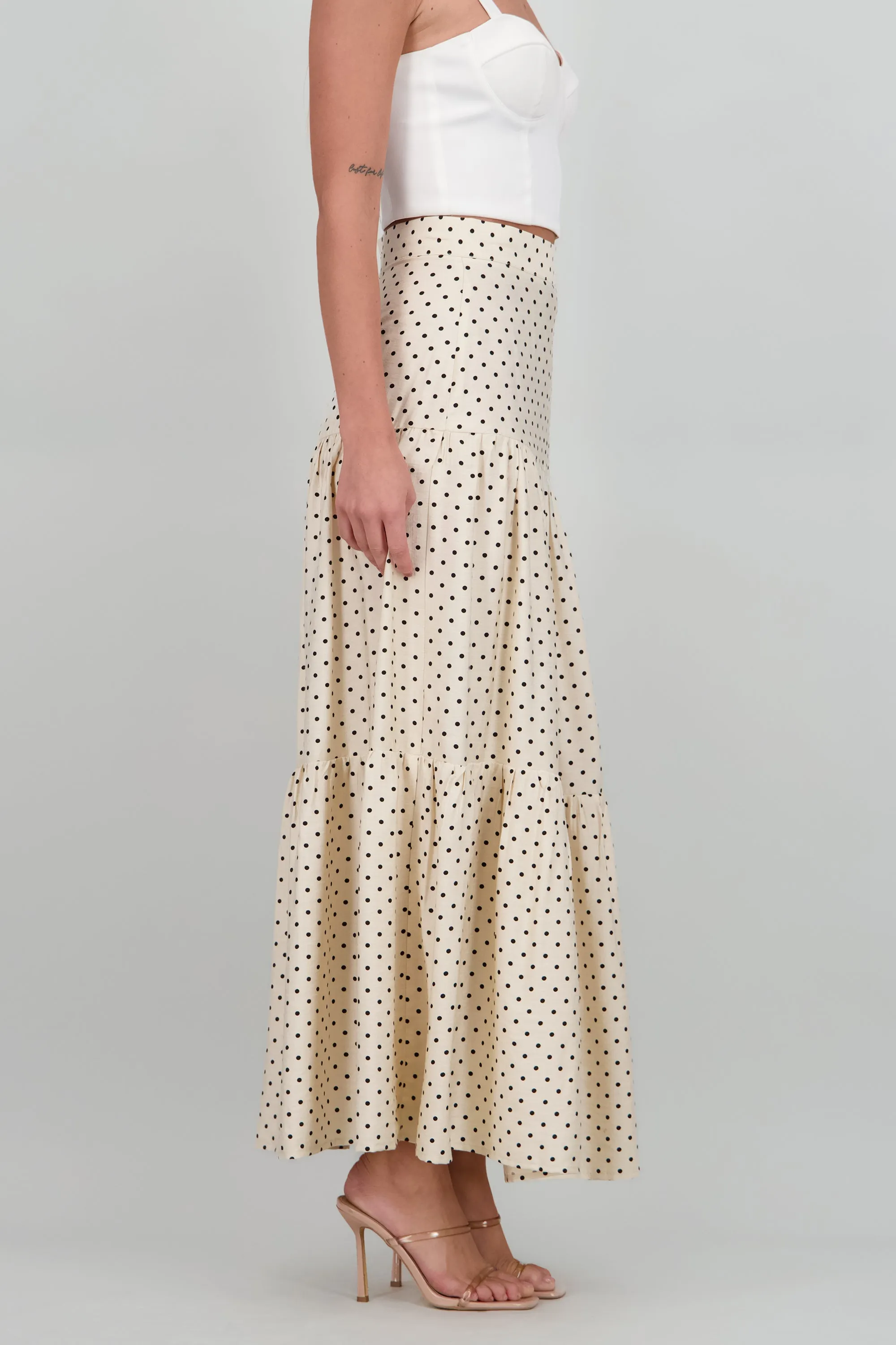 Falda maxi estampado polka olanes sold by Shasa product image thumbnail 3