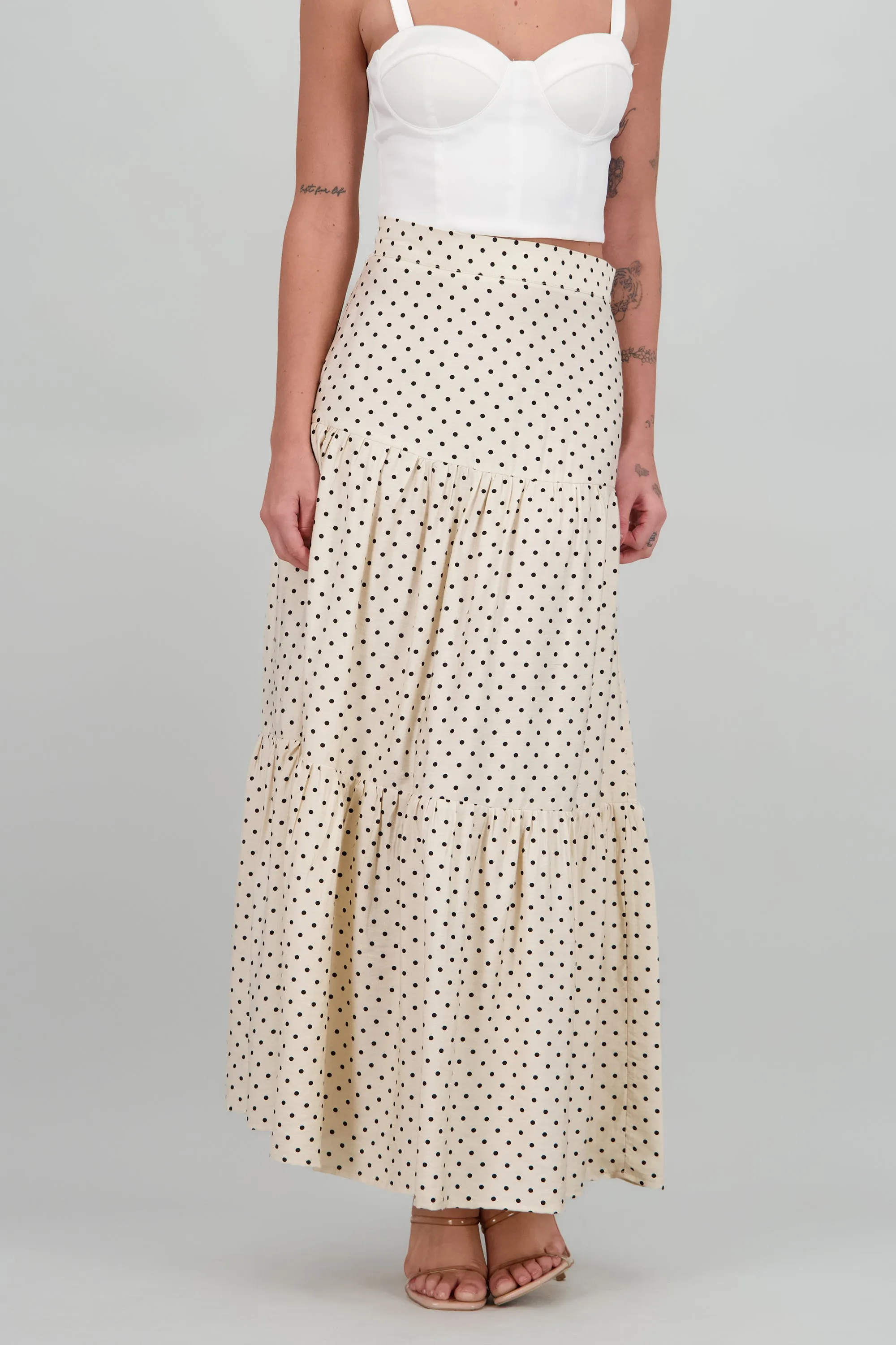Falda maxi estampado polka olanes sold by Shasa product image thumbnail 2