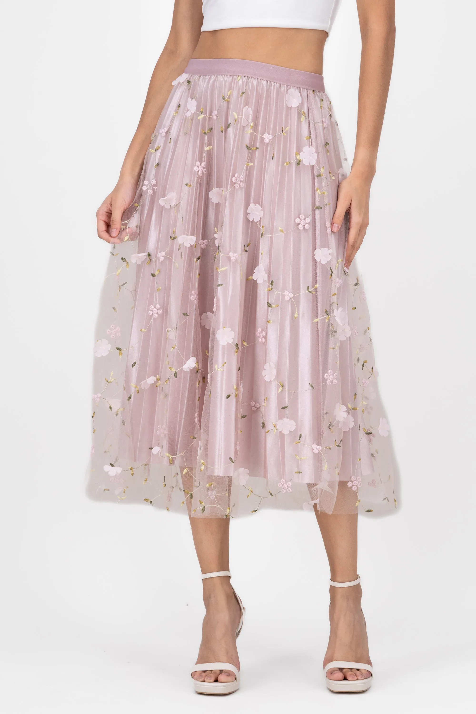 Falda Flores Bordadas De Tulle sold by Shasa product image thumbnail 2